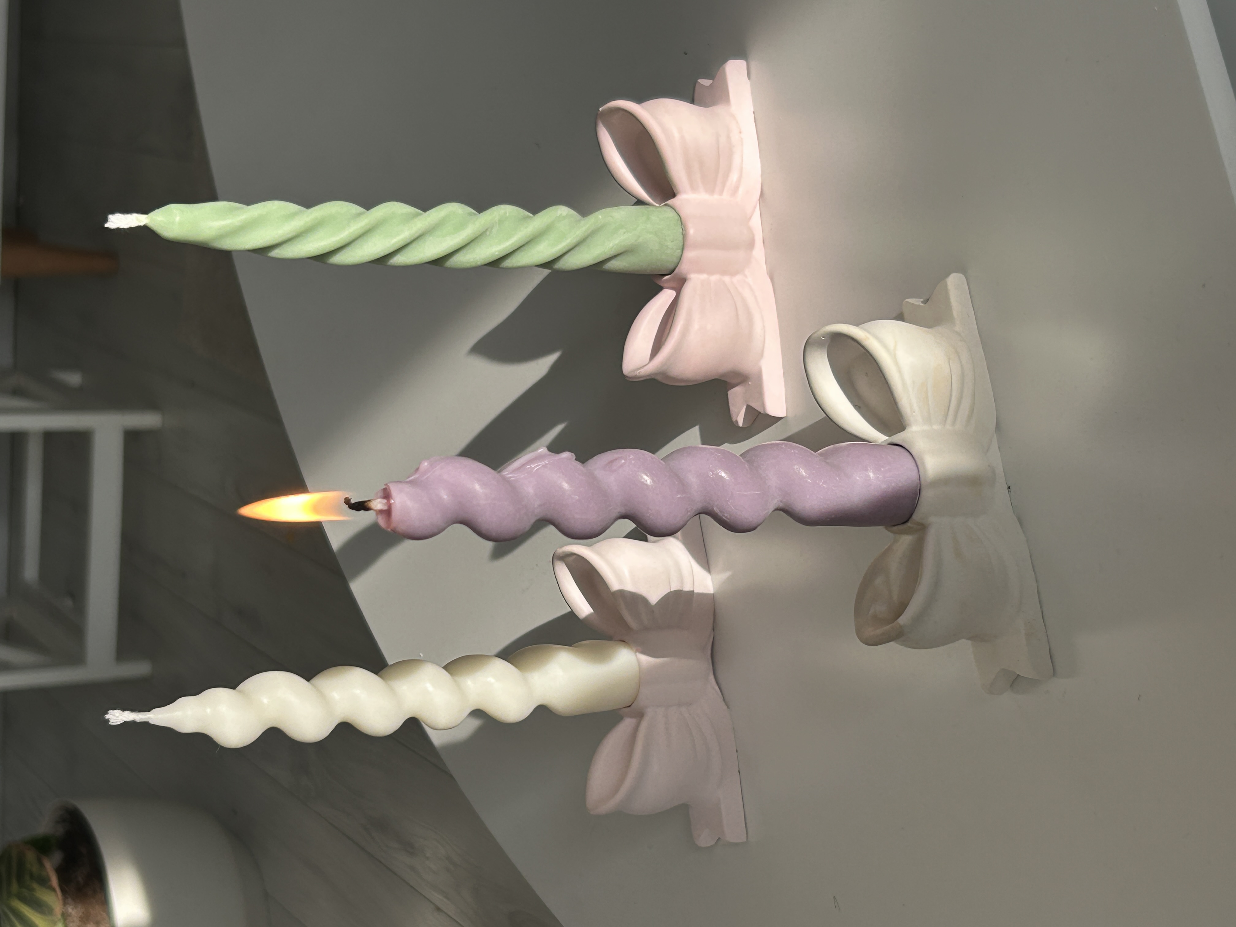Bow Candle Holder Combo