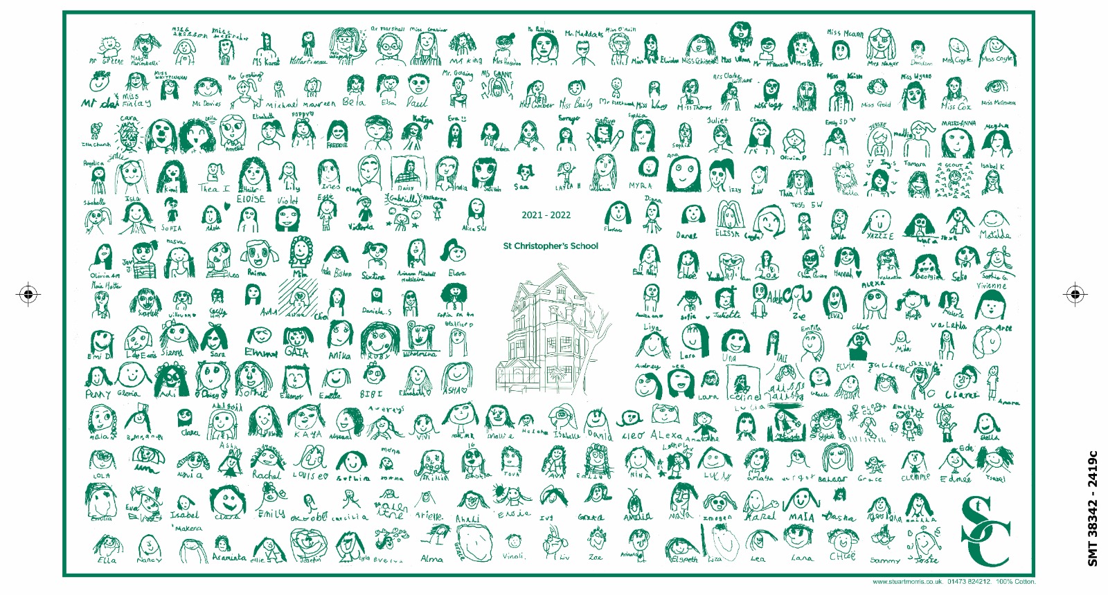 Tea Towel (St Christopher's School 2025-2026)