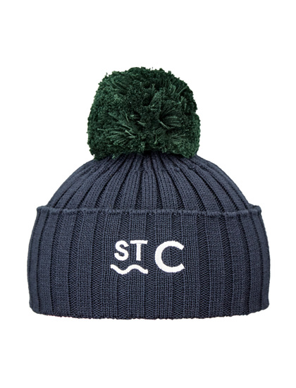 St Christopher's Crested Bobble Hat
