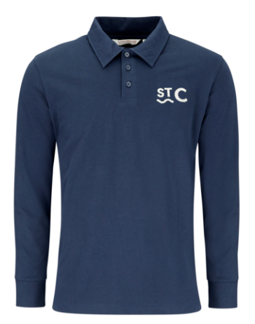 St Christopher's Navy Long Sleeve Polo