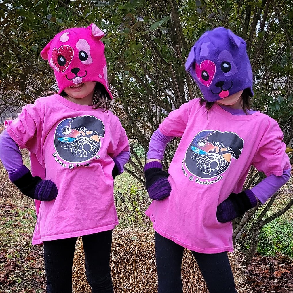 T-shirt - Pink w/ Coloured Logo 