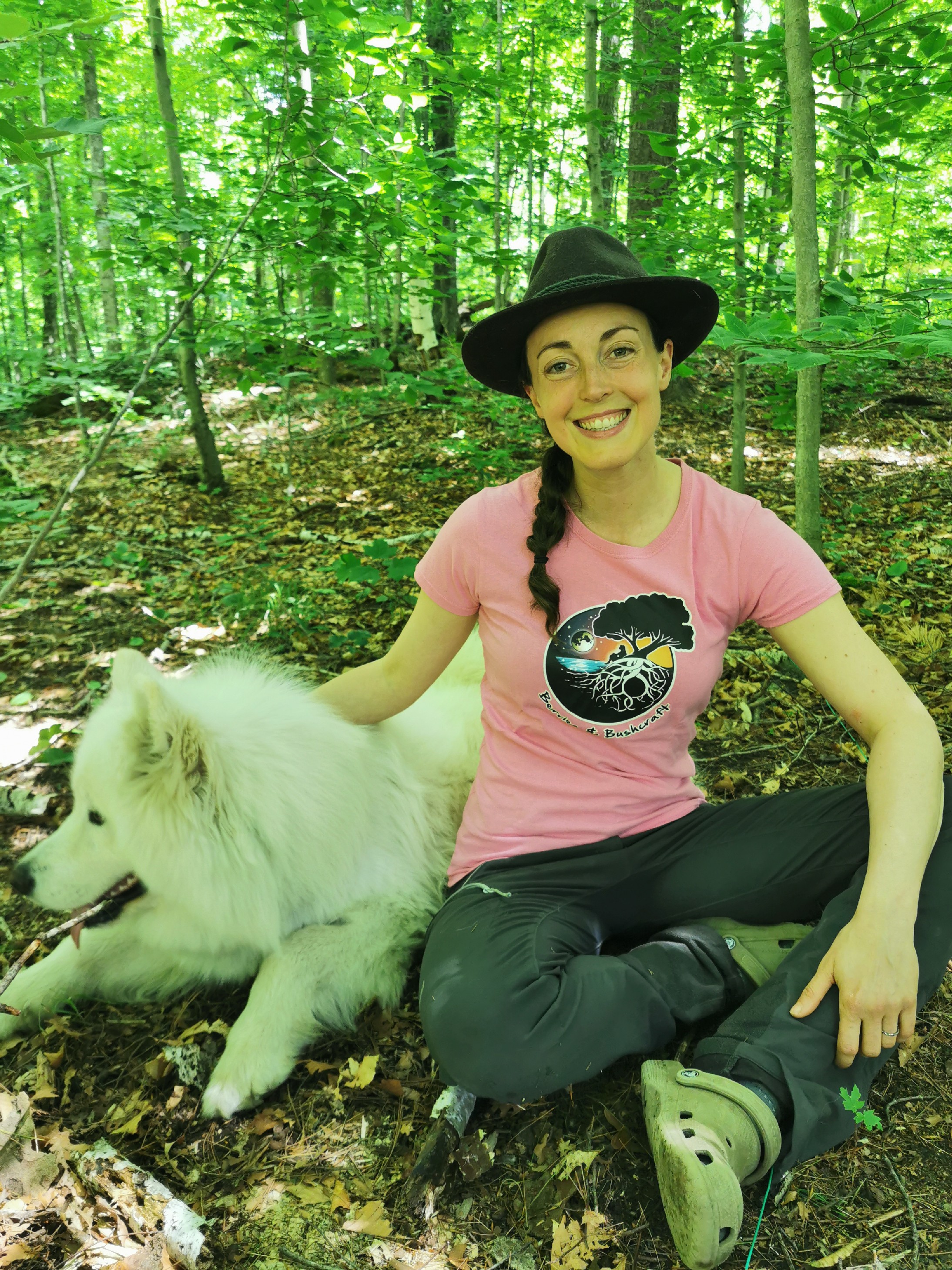 T-shirt - Pink w/ Coloured Logo 