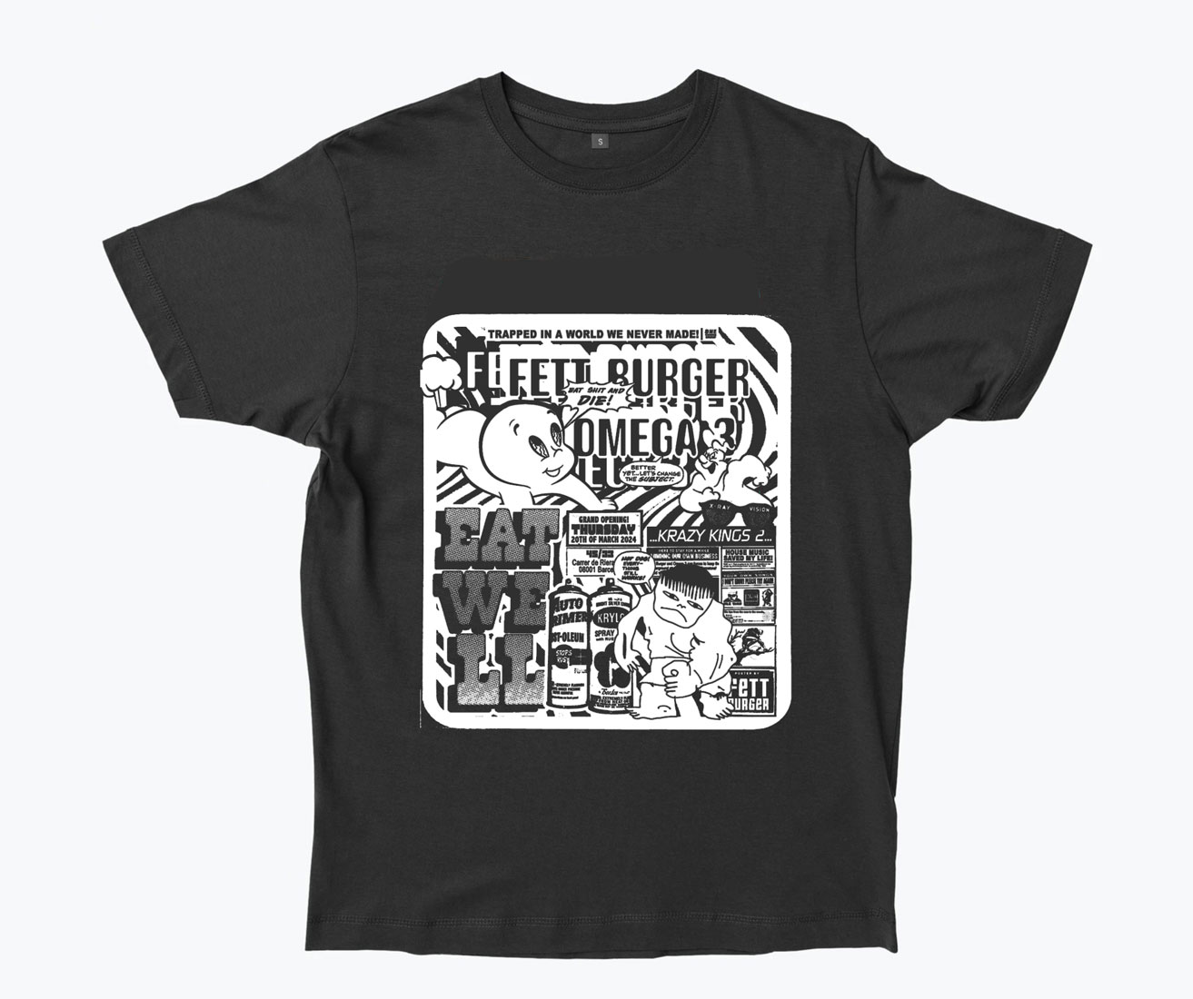 KRAZY KINGS 2/EAT WELL SHIRT