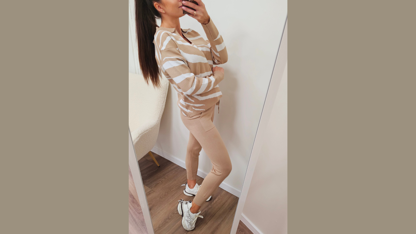 Laisvalaikio kostiumėlis ,,Caramel zebra"