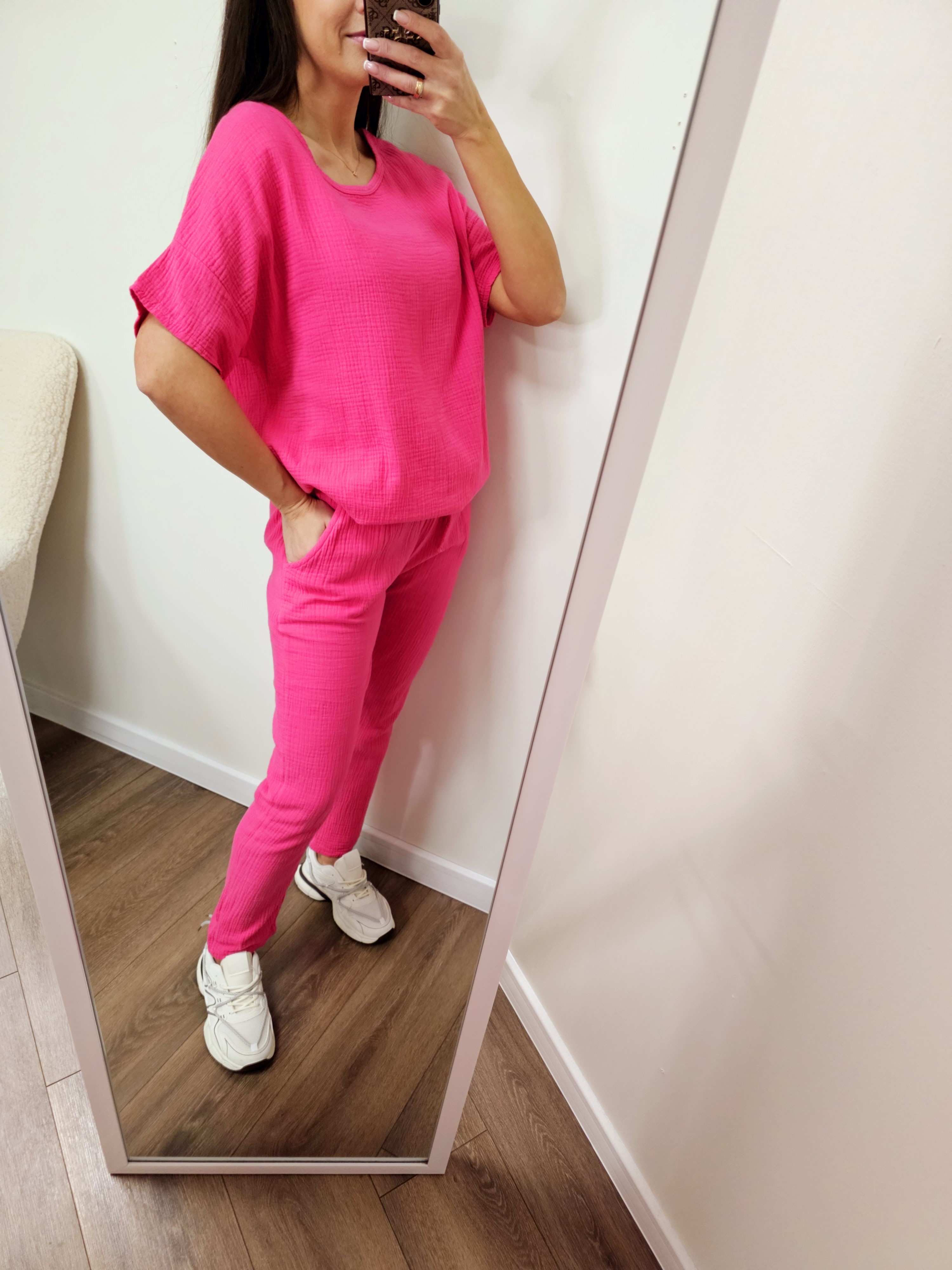 Muslino kostiumėlis ,,Pink"
