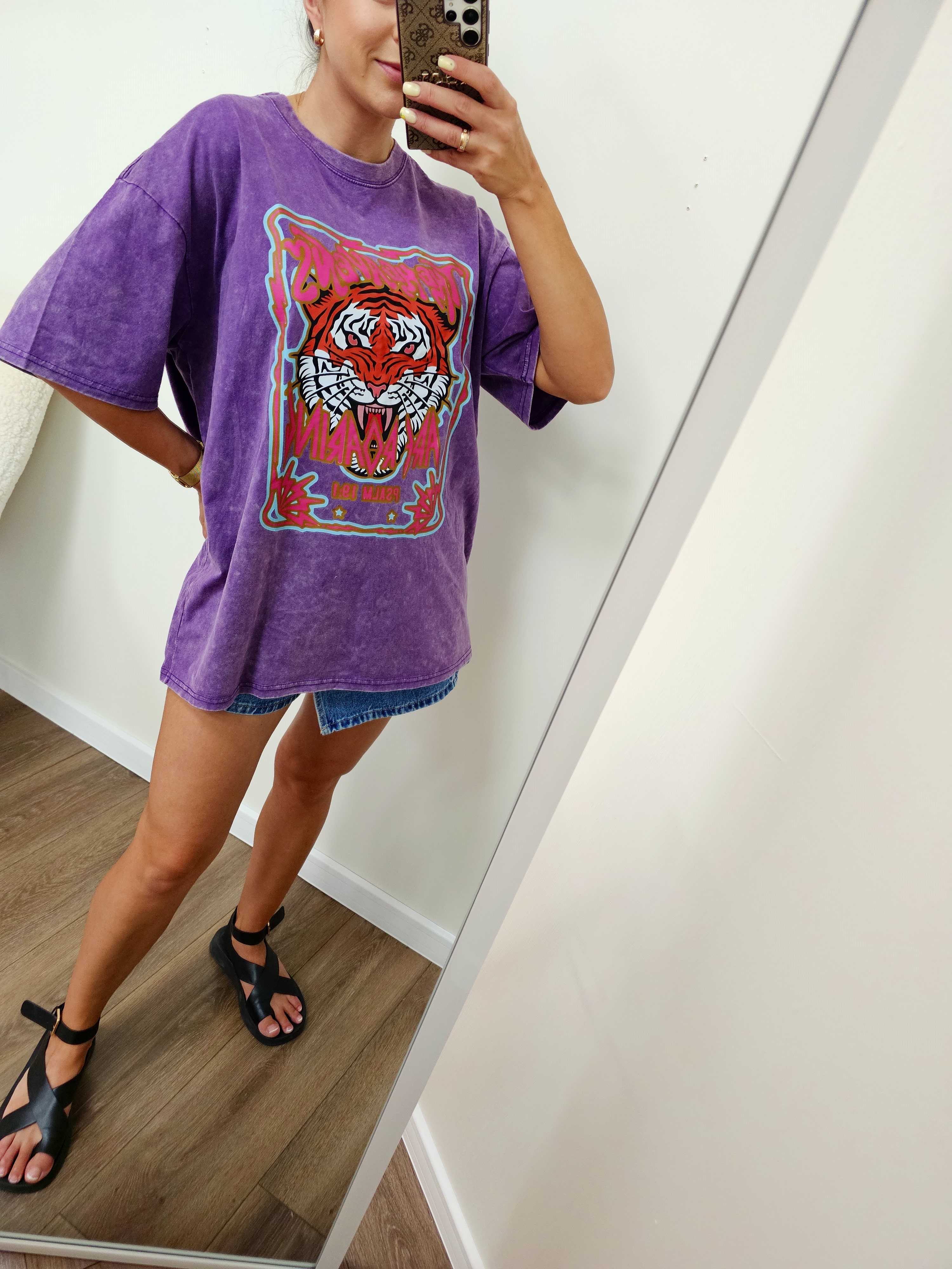 Marškinėliai ,,Purple tiger"