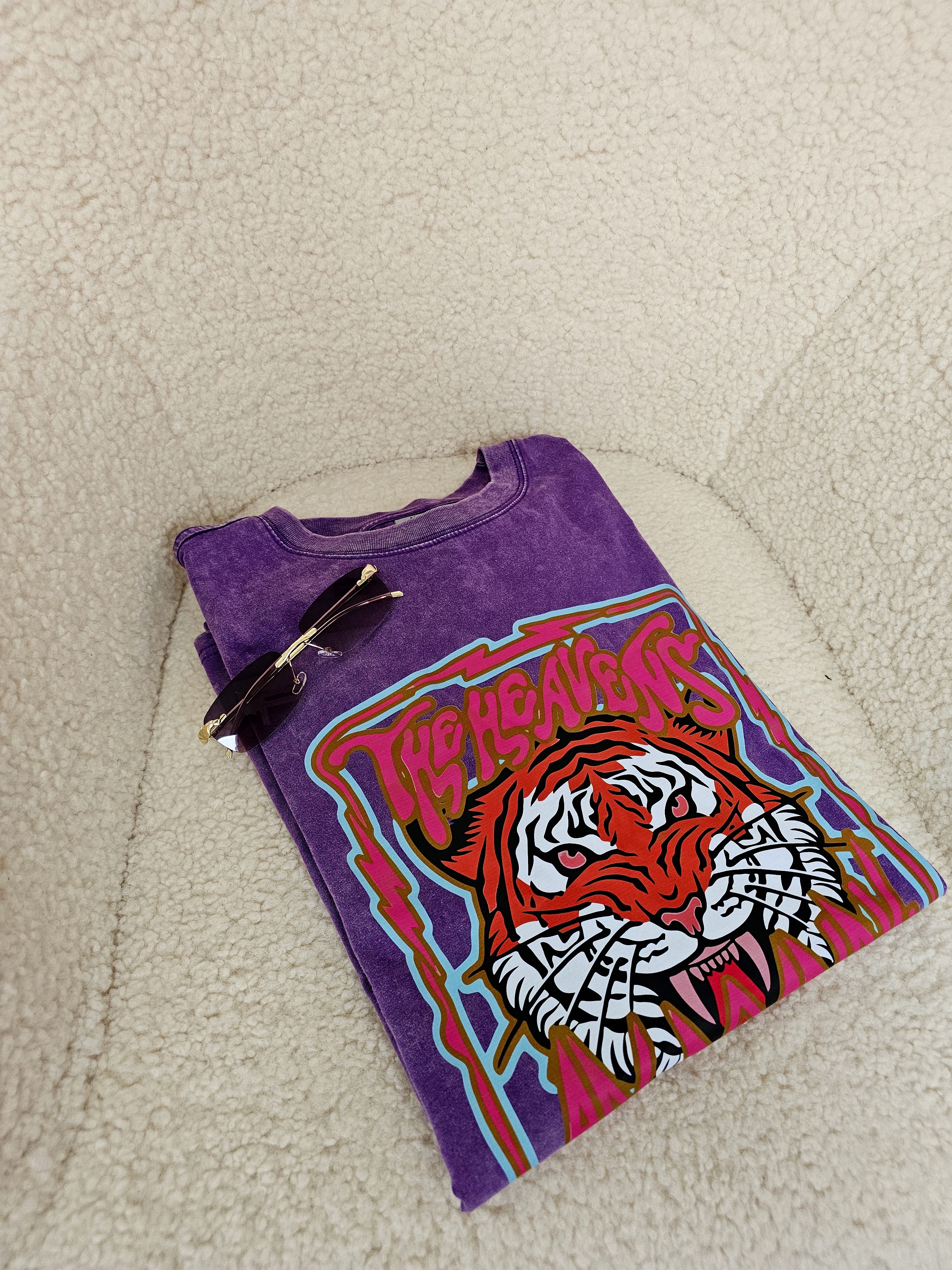 Marškinėliai ,,Purple tiger"