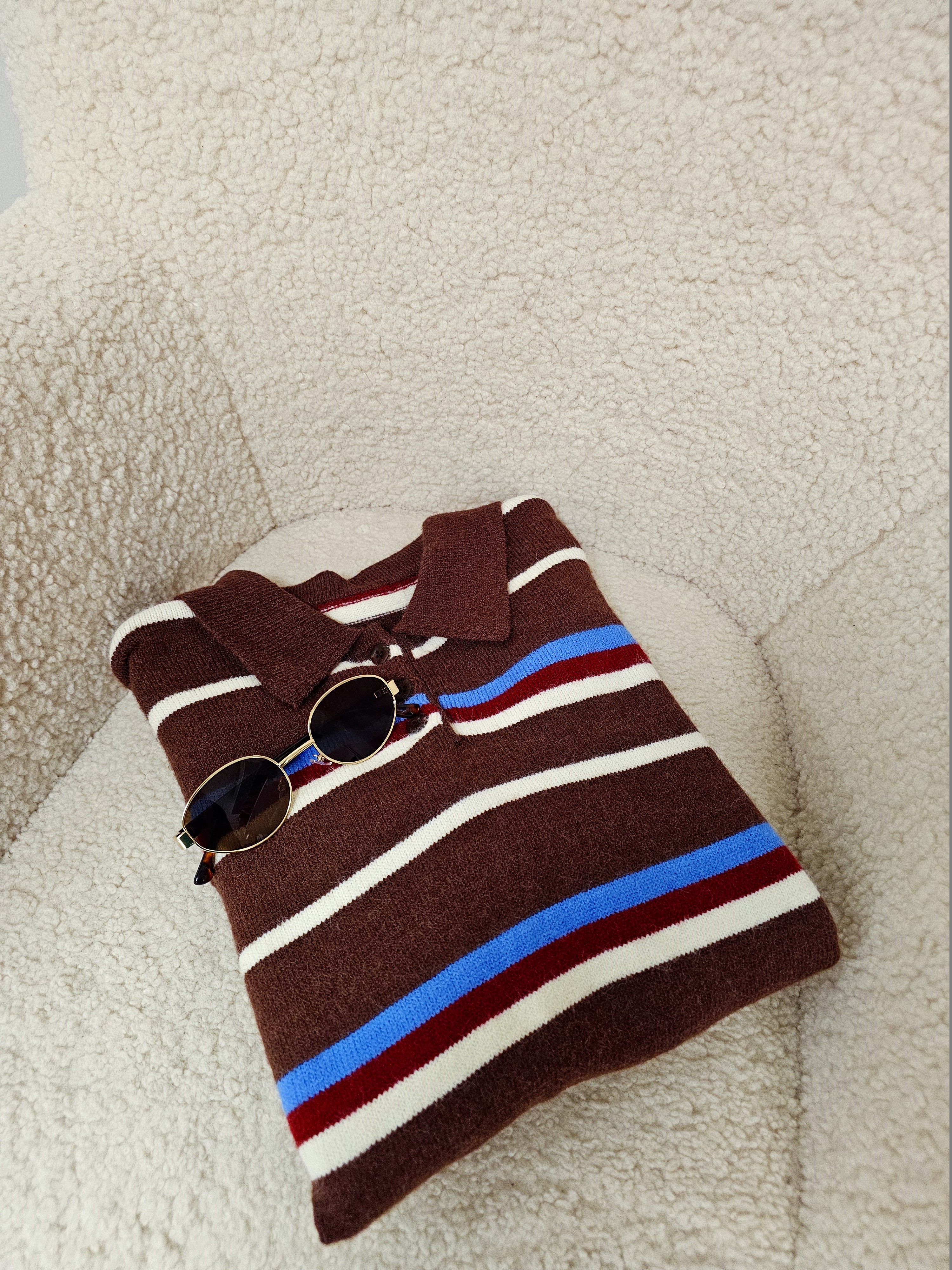 Megztukas ,,Brown stripes"