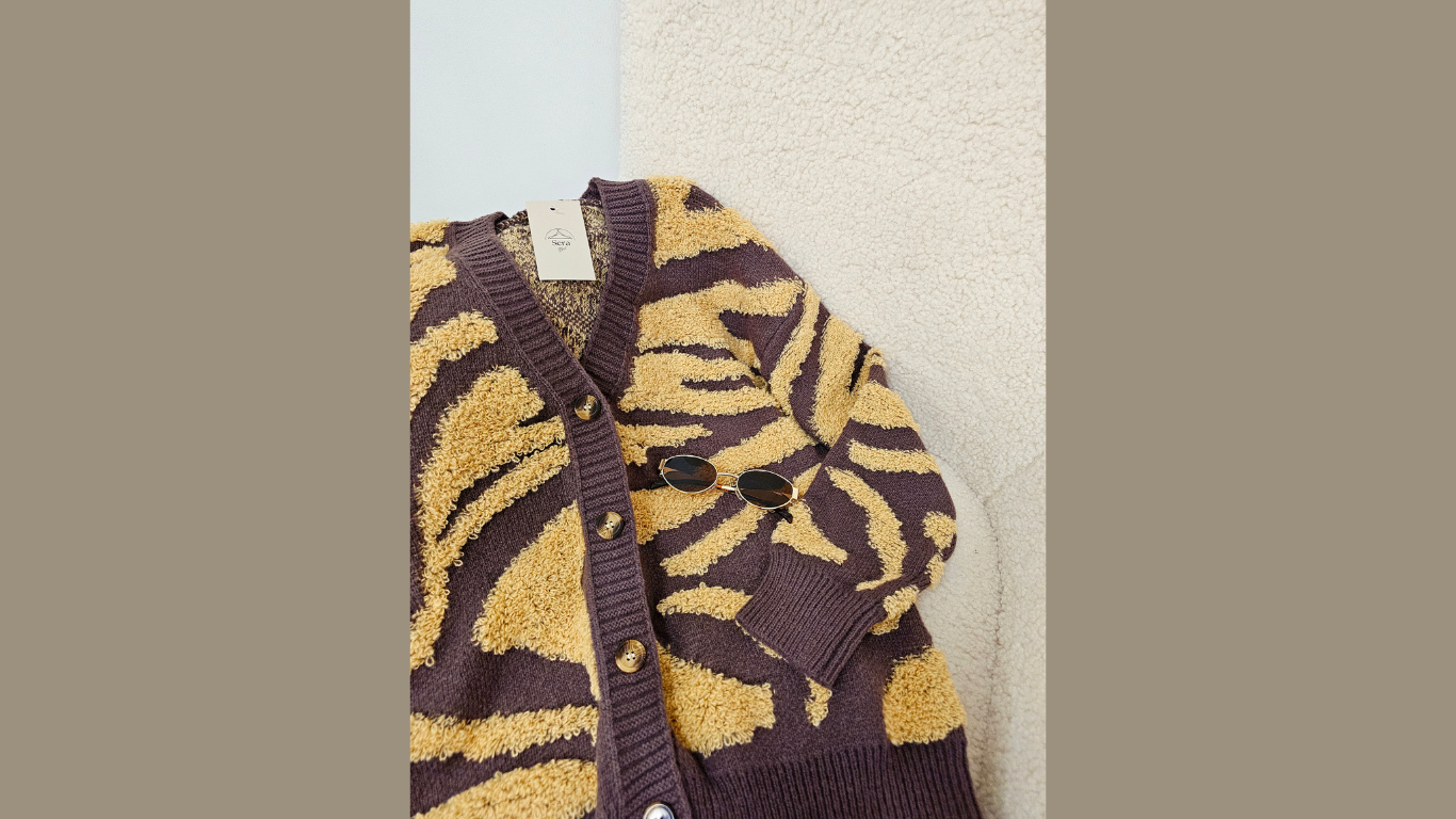 Megztukas ,,Brown zebra"