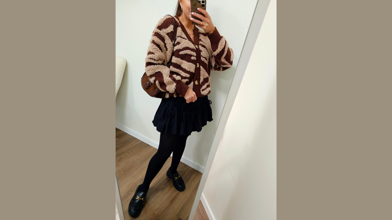 Megztukas ,,Soft brown"