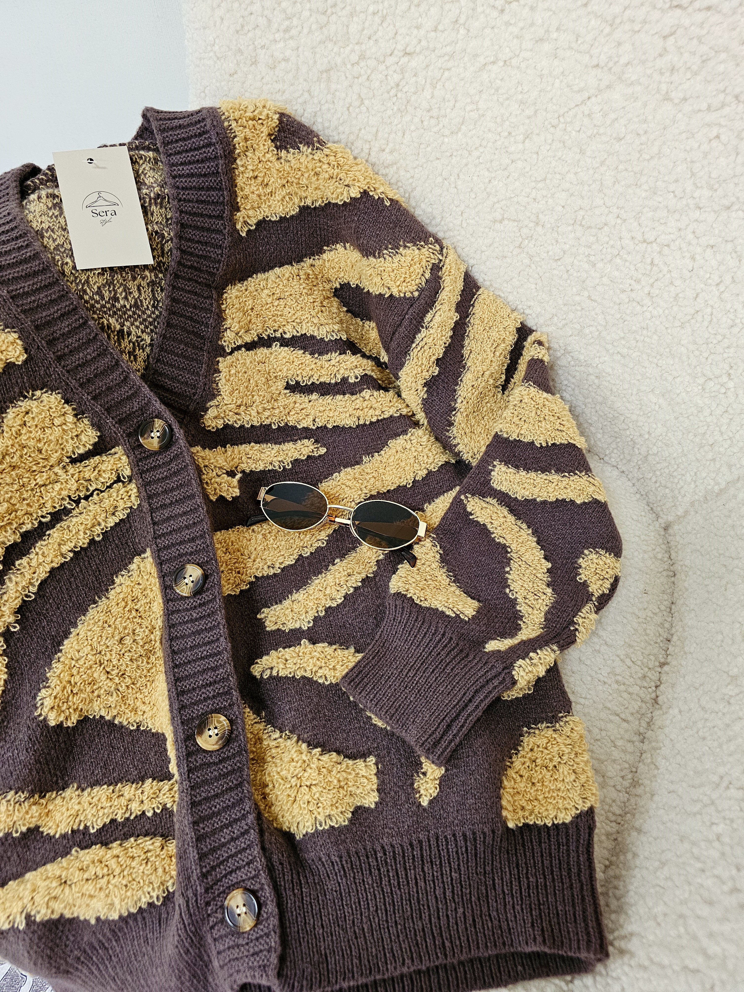 Megztukas ,,Brown zebra"