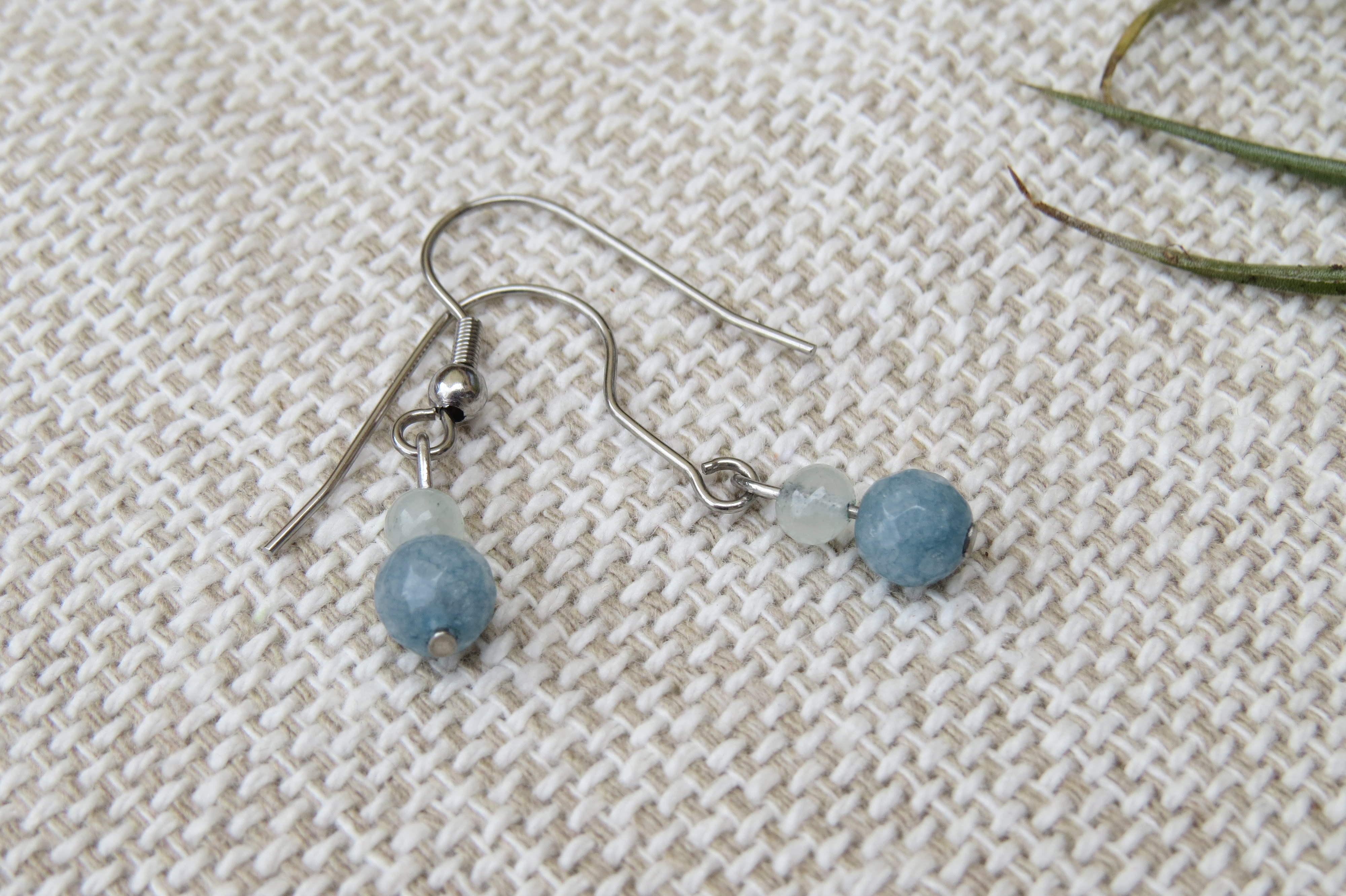 Boucles d'oreilles pierres naturelles