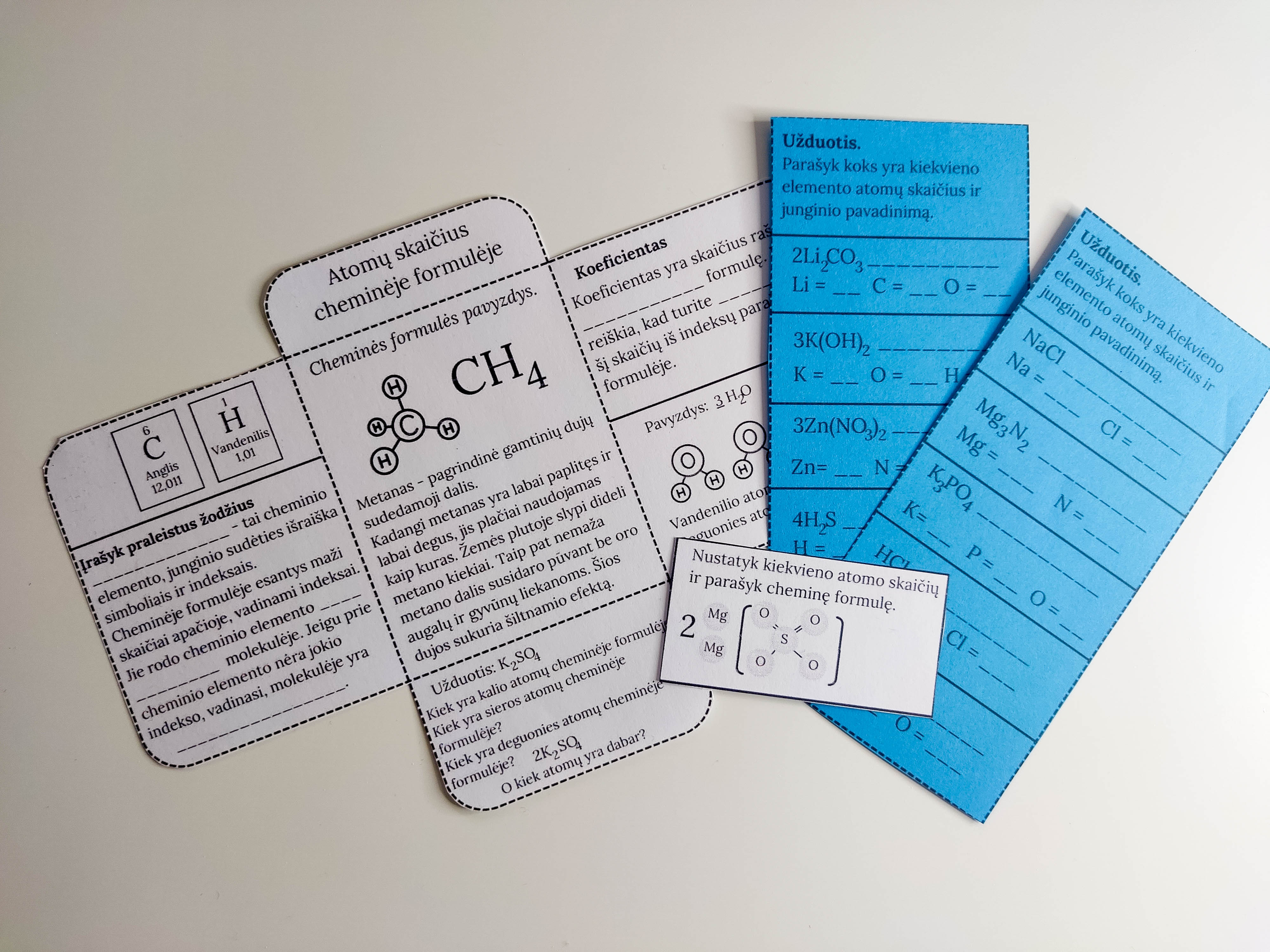 Atomų skaičius cheminėje formulėje