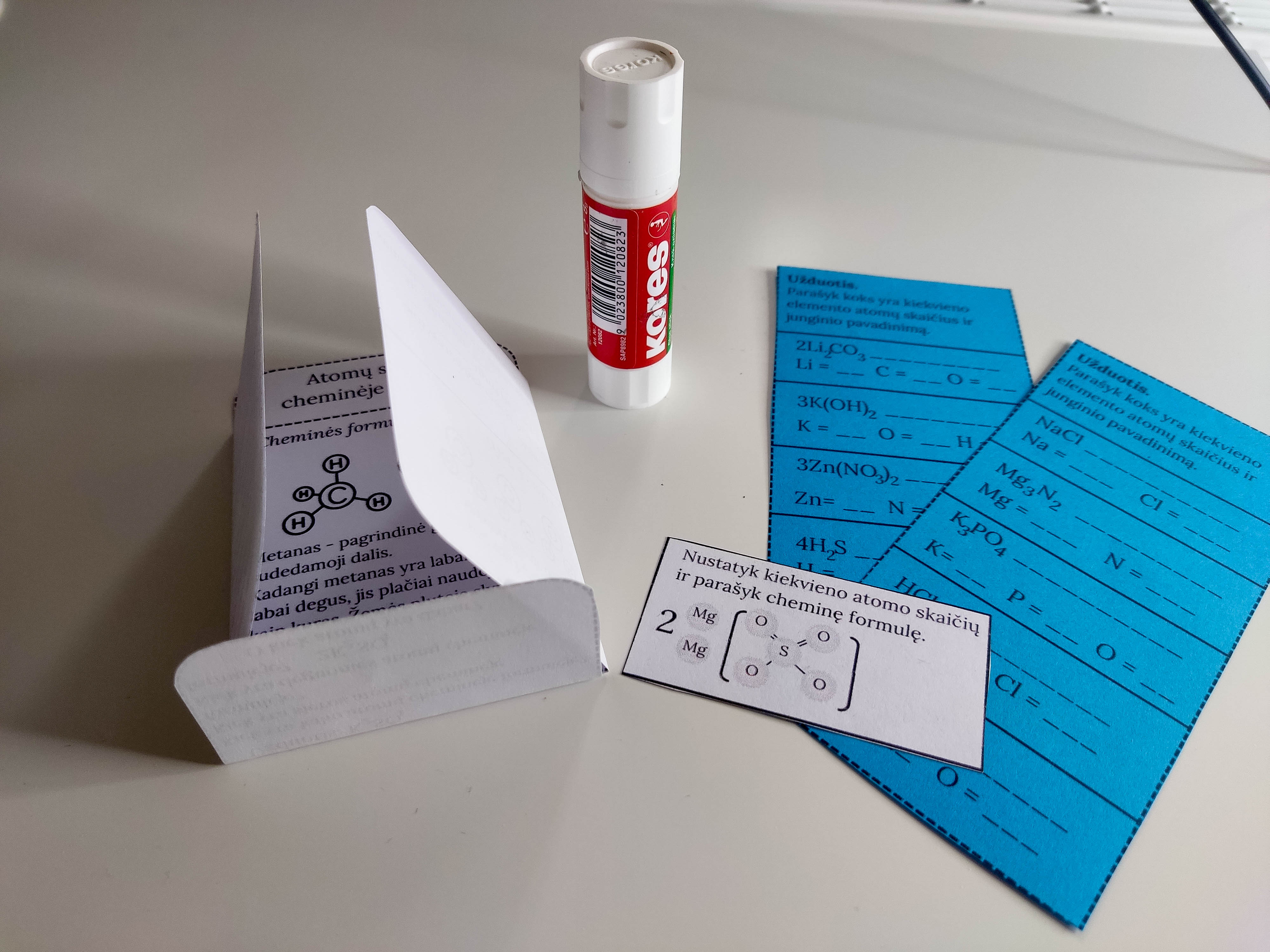 Atomų skaičius cheminėje formulėje