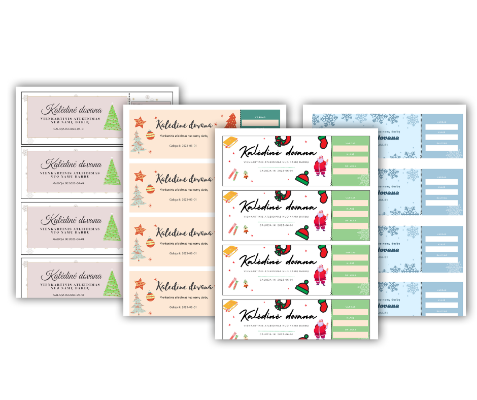 Atleidimas nuo namų darbų