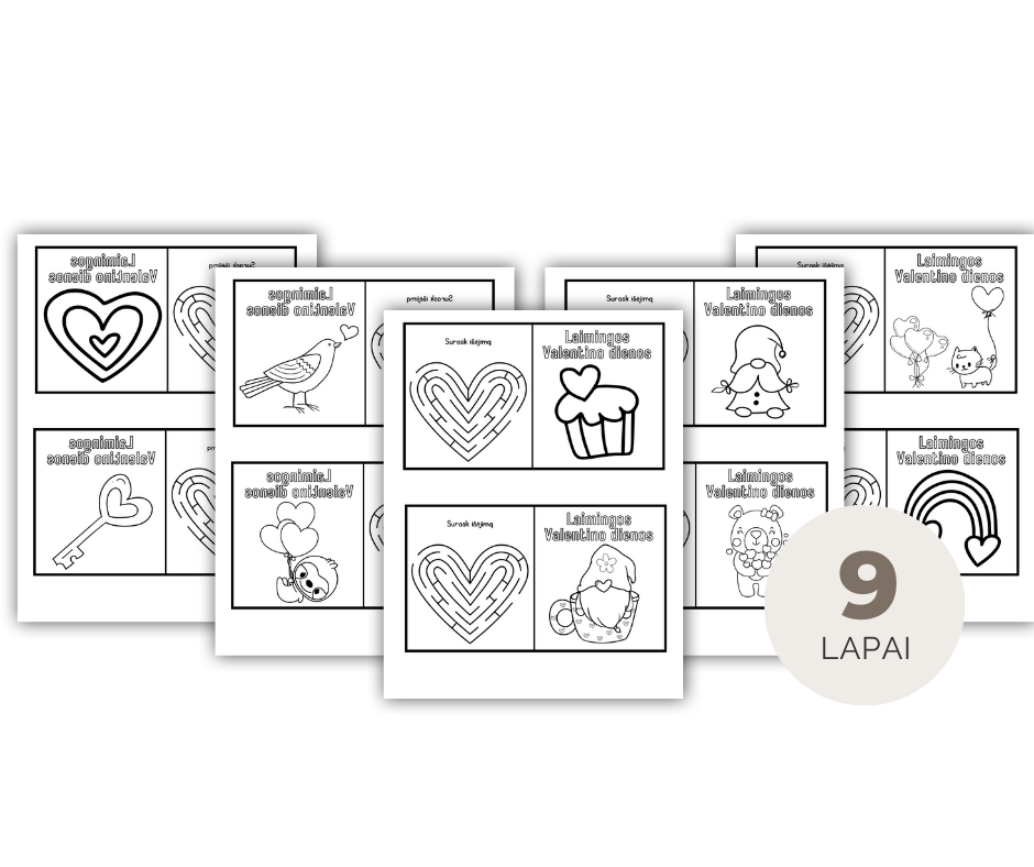 Valentino dienos pašto dėžutė