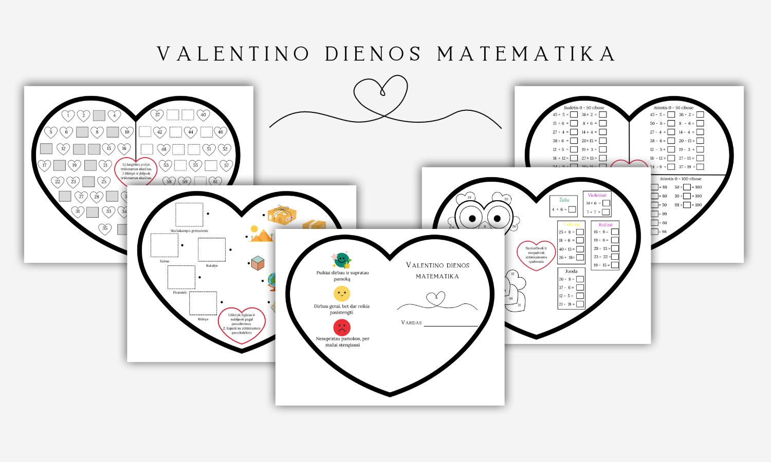 Valentino dienos matematika
