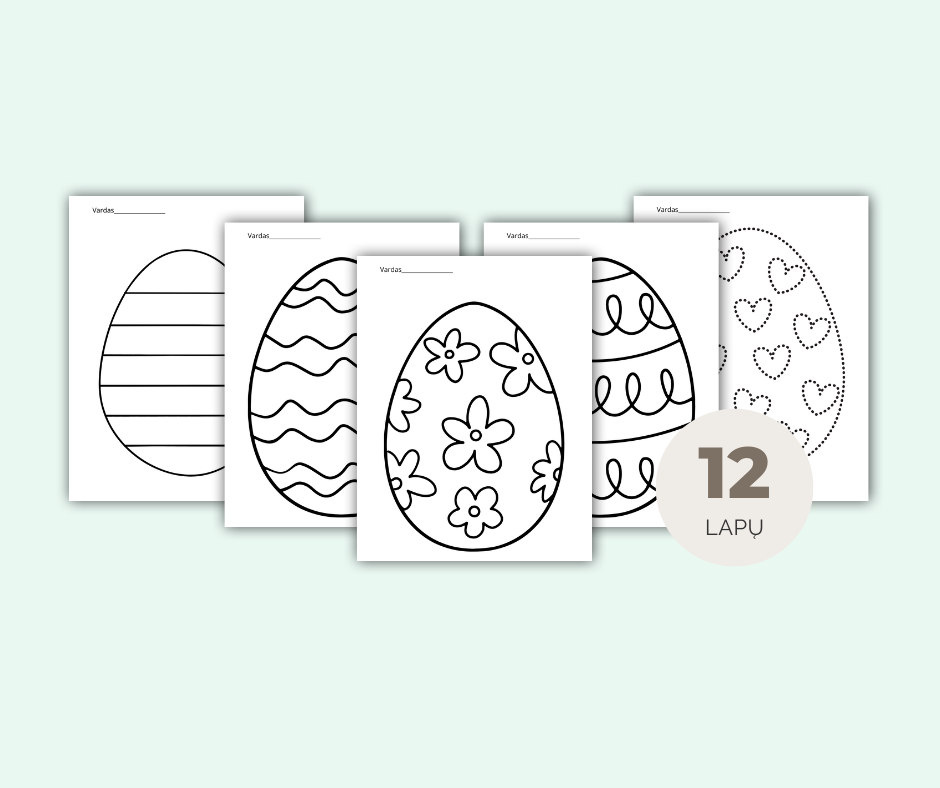 Nuspalvink kiaušinius