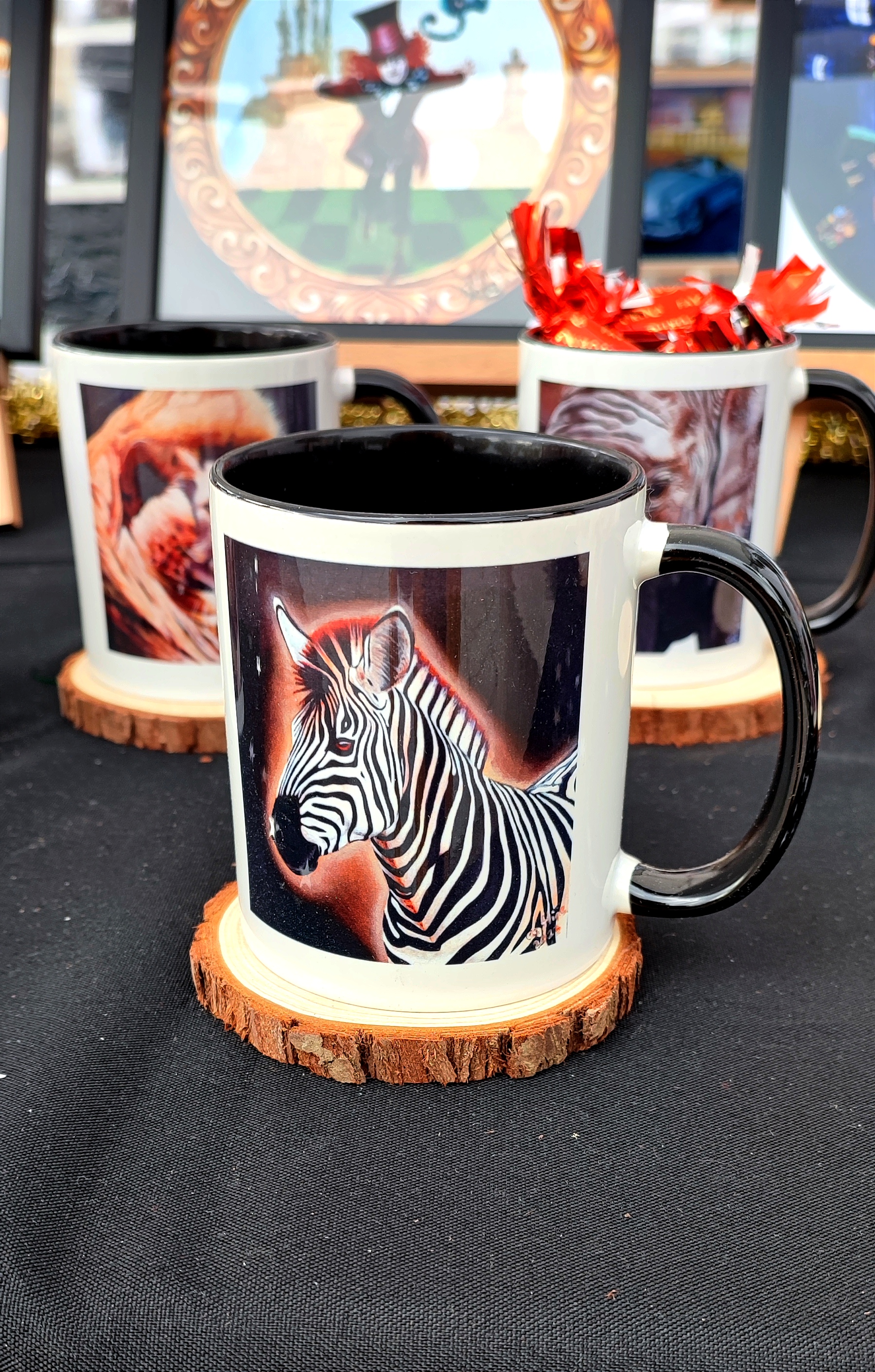 Mug d'après la toile originale " Zèbre"