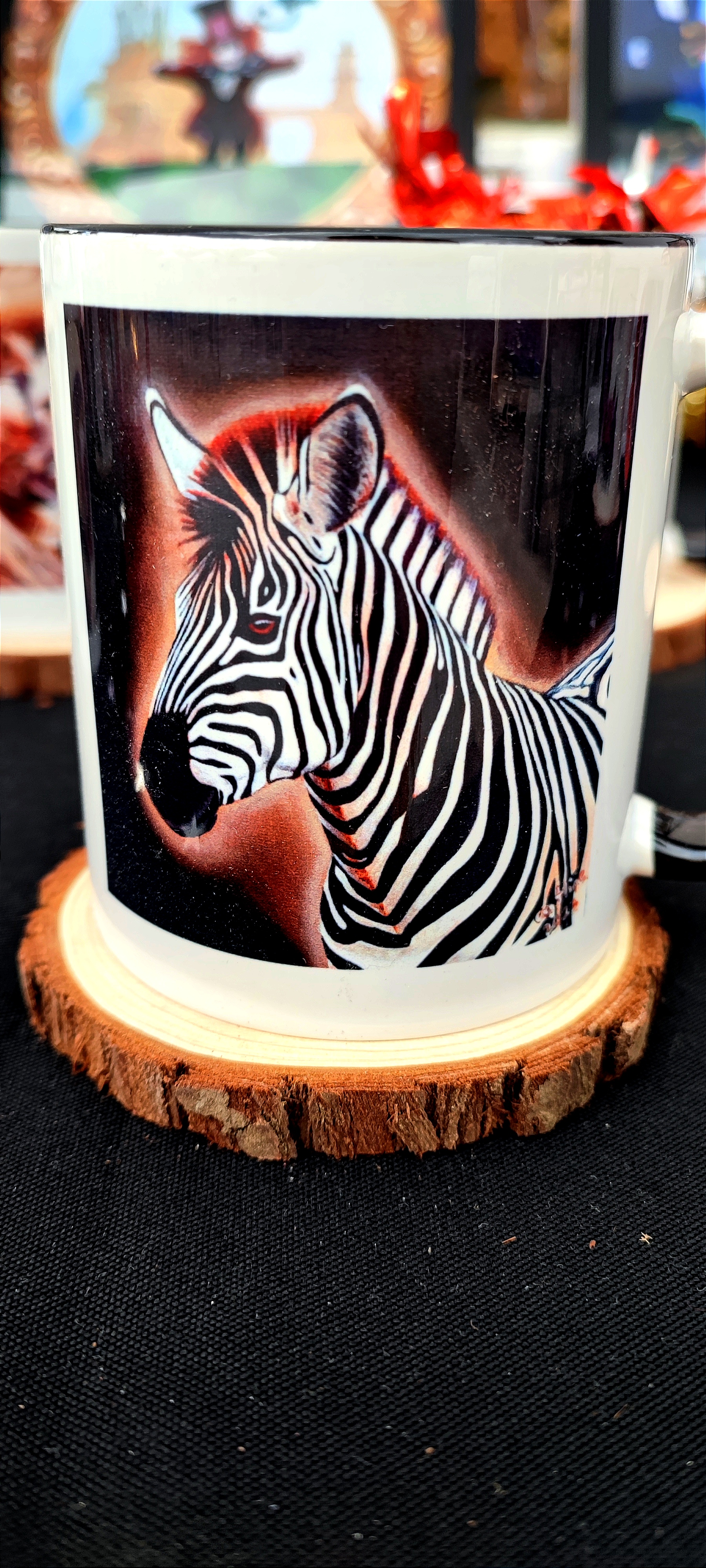 Mug d'après la toile originale " Zèbre"