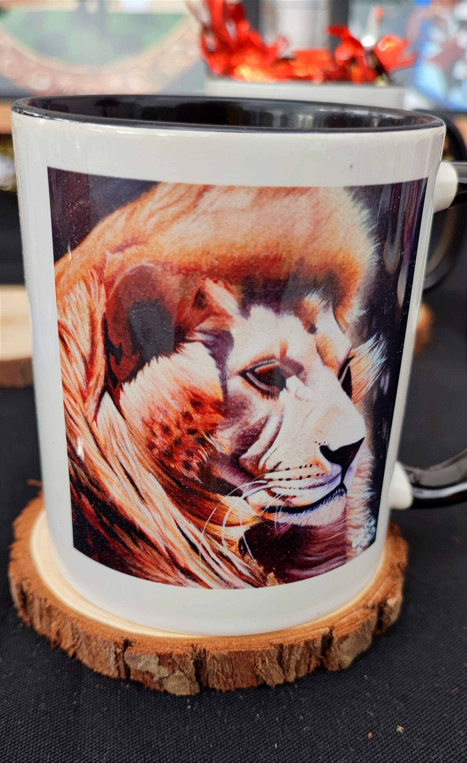 Mug d'après la toile originale "Lion d'Afrique du Sud"