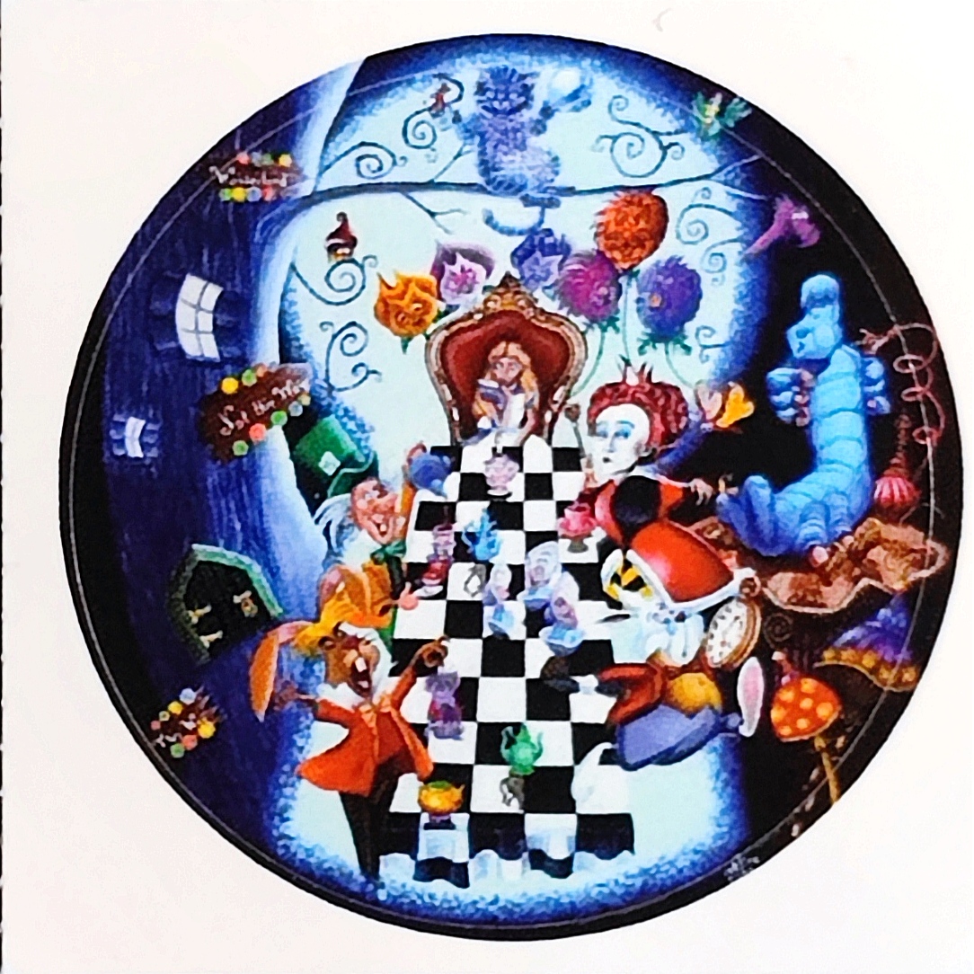 Lot de 5 Stickers d'après les toiles originales "Sunset" et la collection Alice 