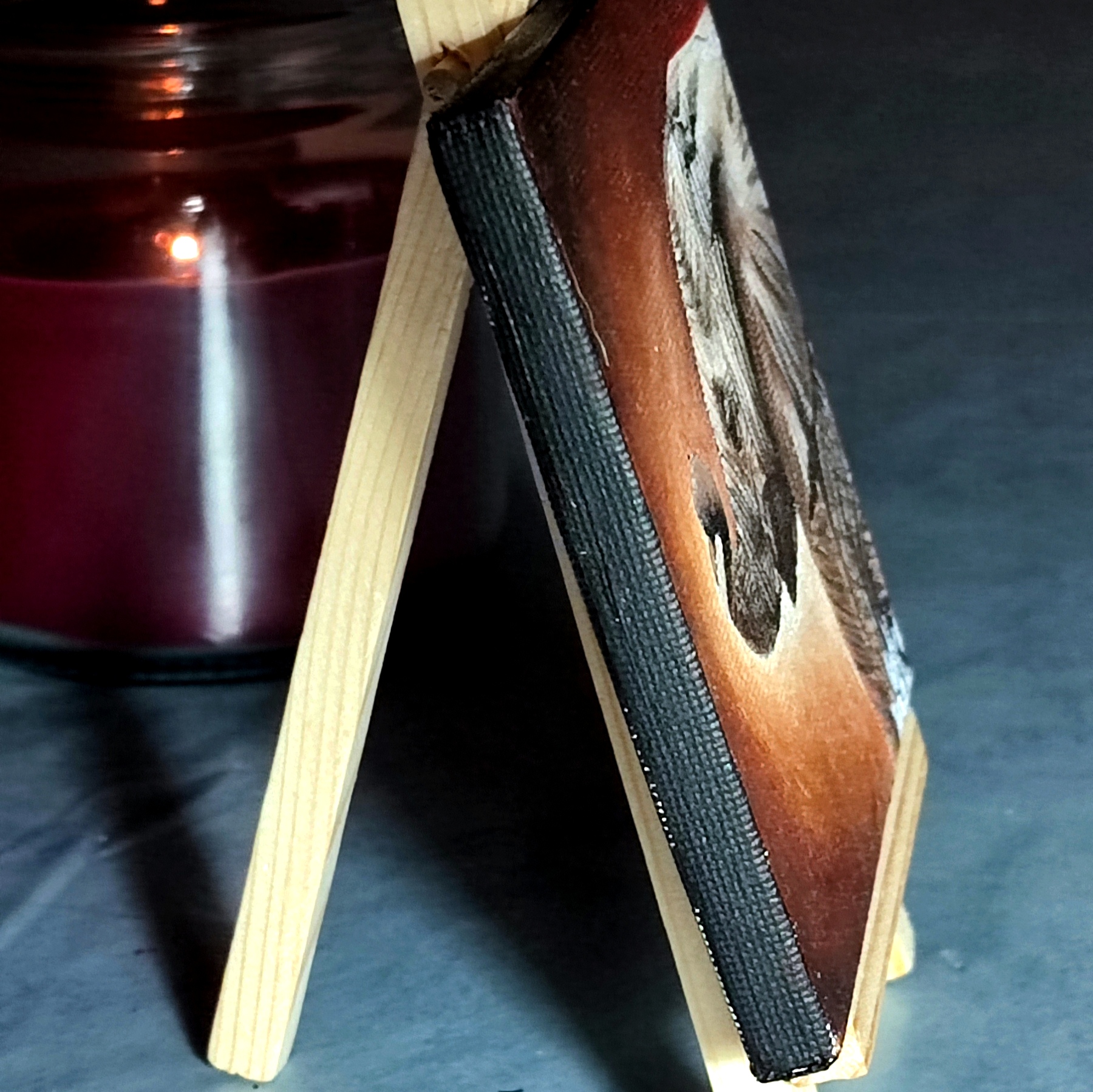 Mini toile 10X10cm bébé éléphant d'Afrique du Sud II 