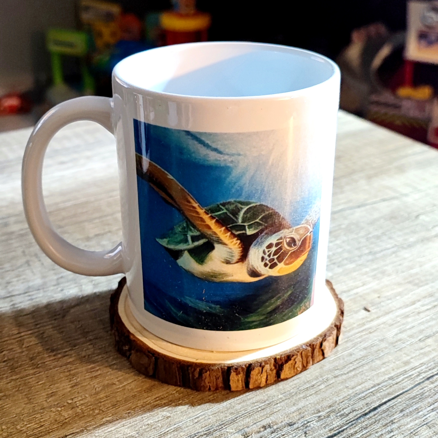 Mug d'après la toile originale Tortue 