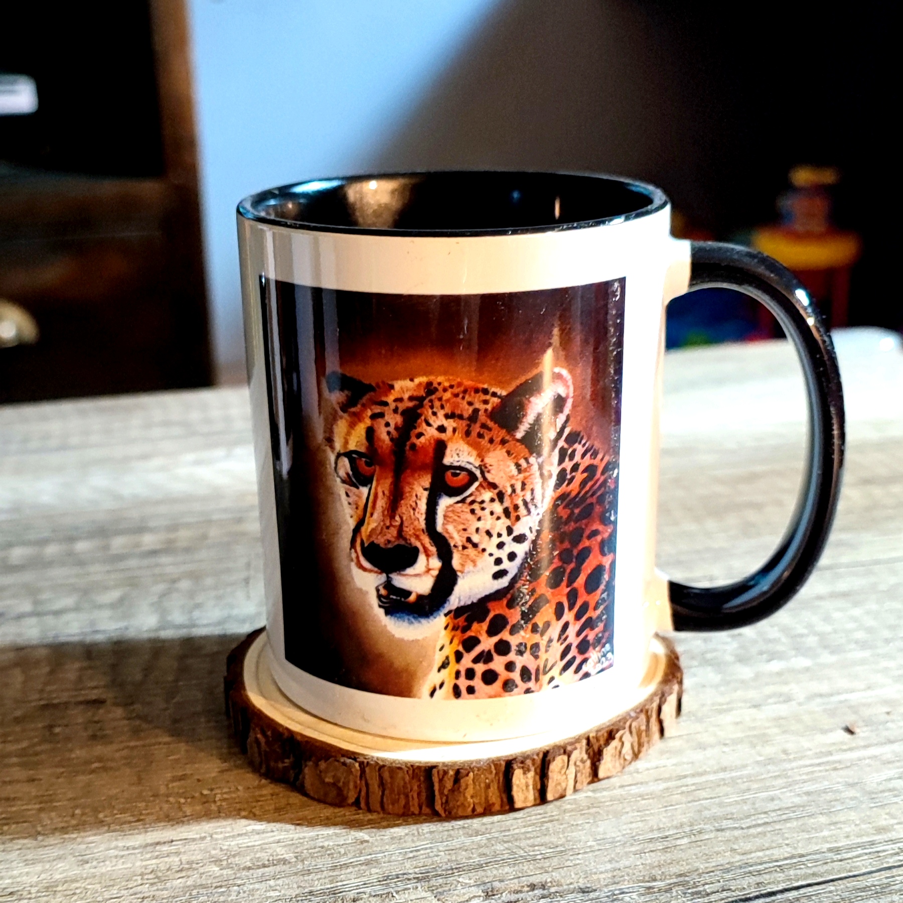 Mug d'après la toile originale Guépard d'Afrique du Sud 