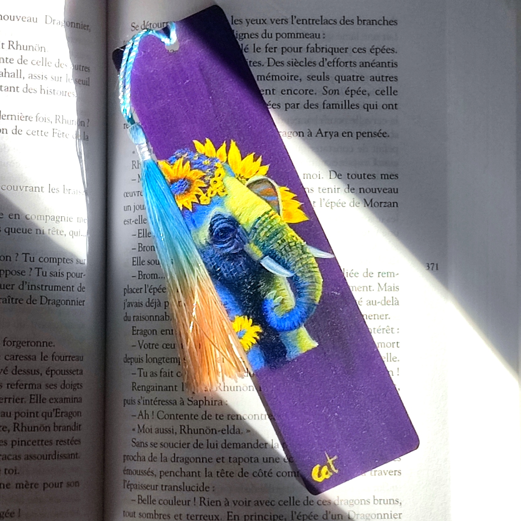 Marque Page Eléphant Van Gogh 