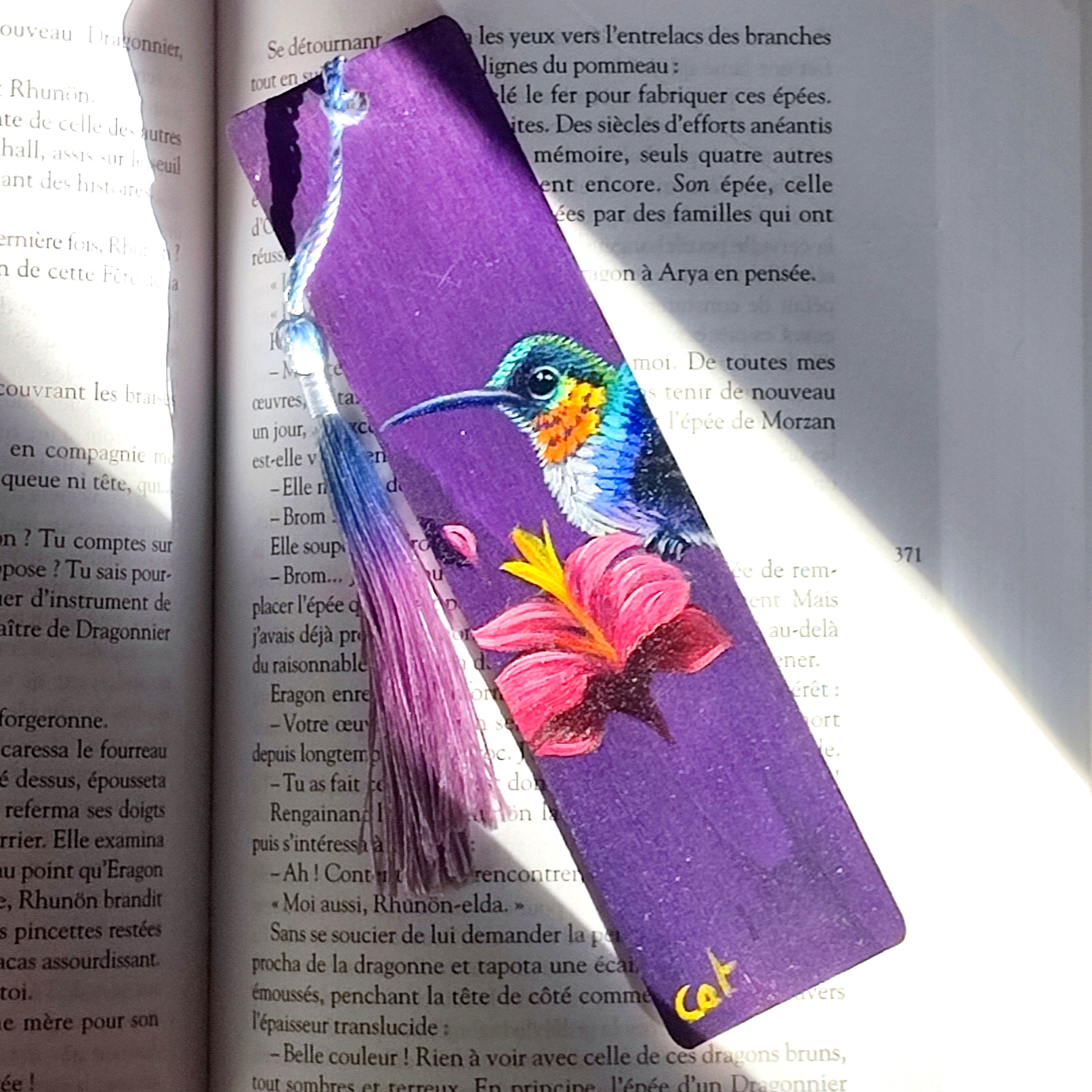 Marque Page Colibri 