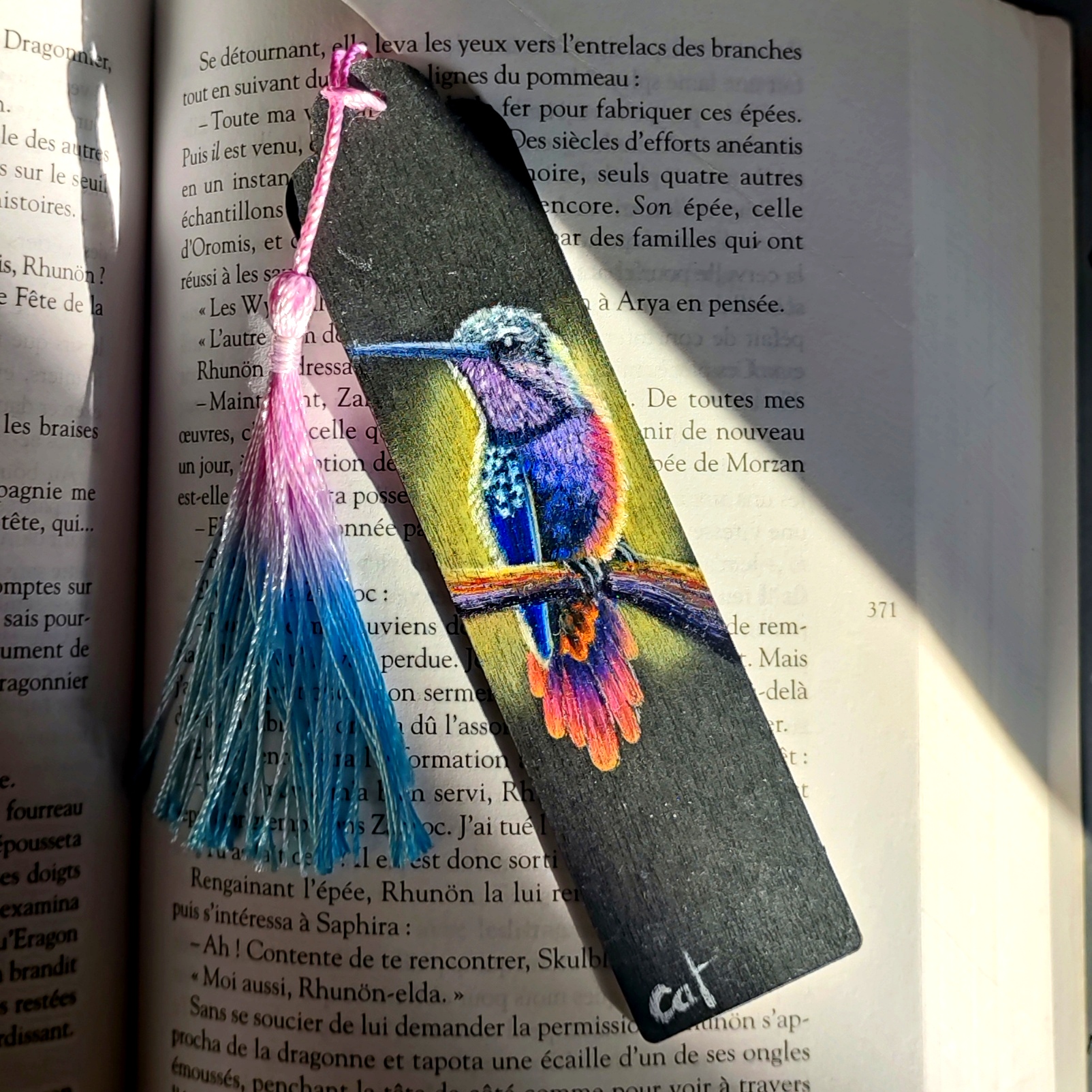 Marque Page Colibri Luciole