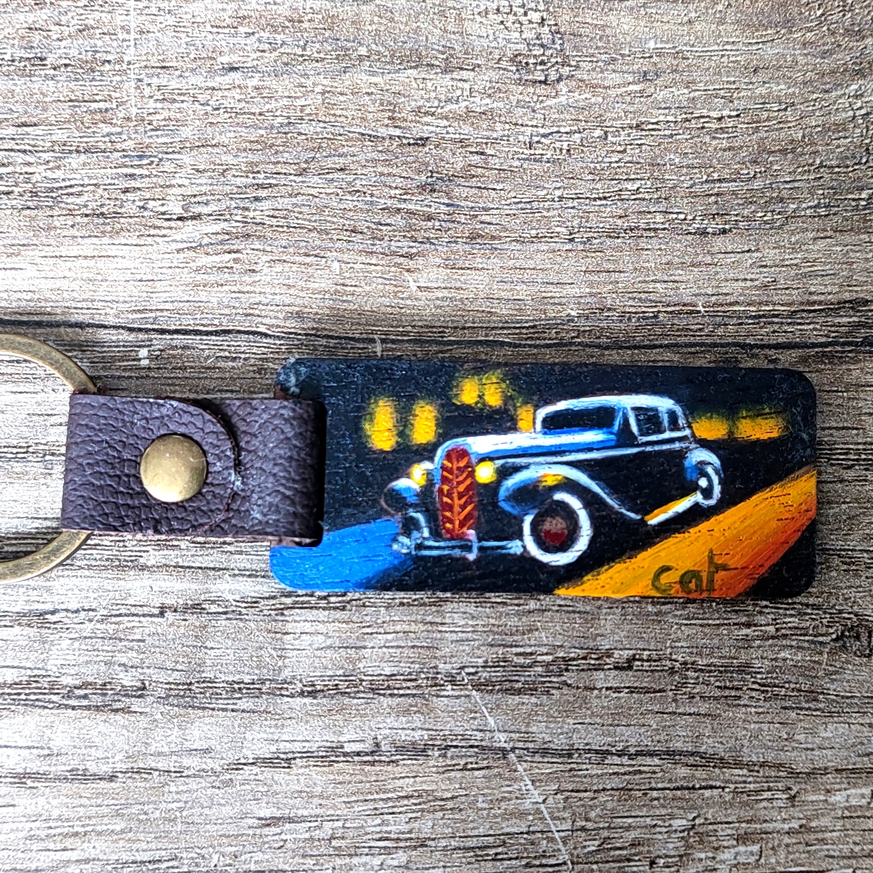 Porte clé voiture d'époque
