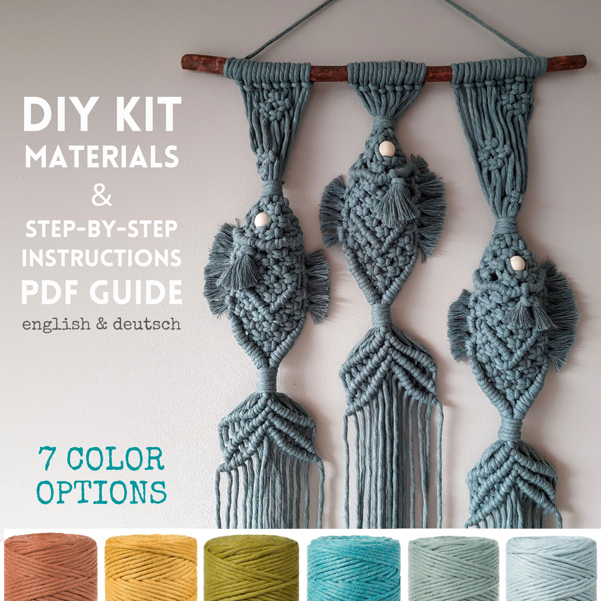 DIY Fish Macrame Kit