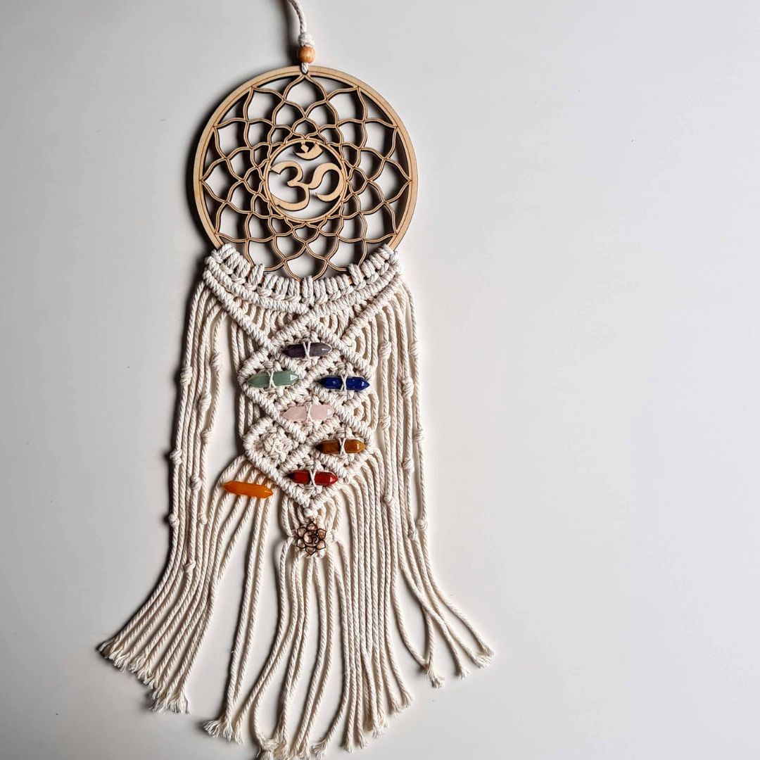 DIY Macrame Kit, Mini Chakra Macrame DIY Set