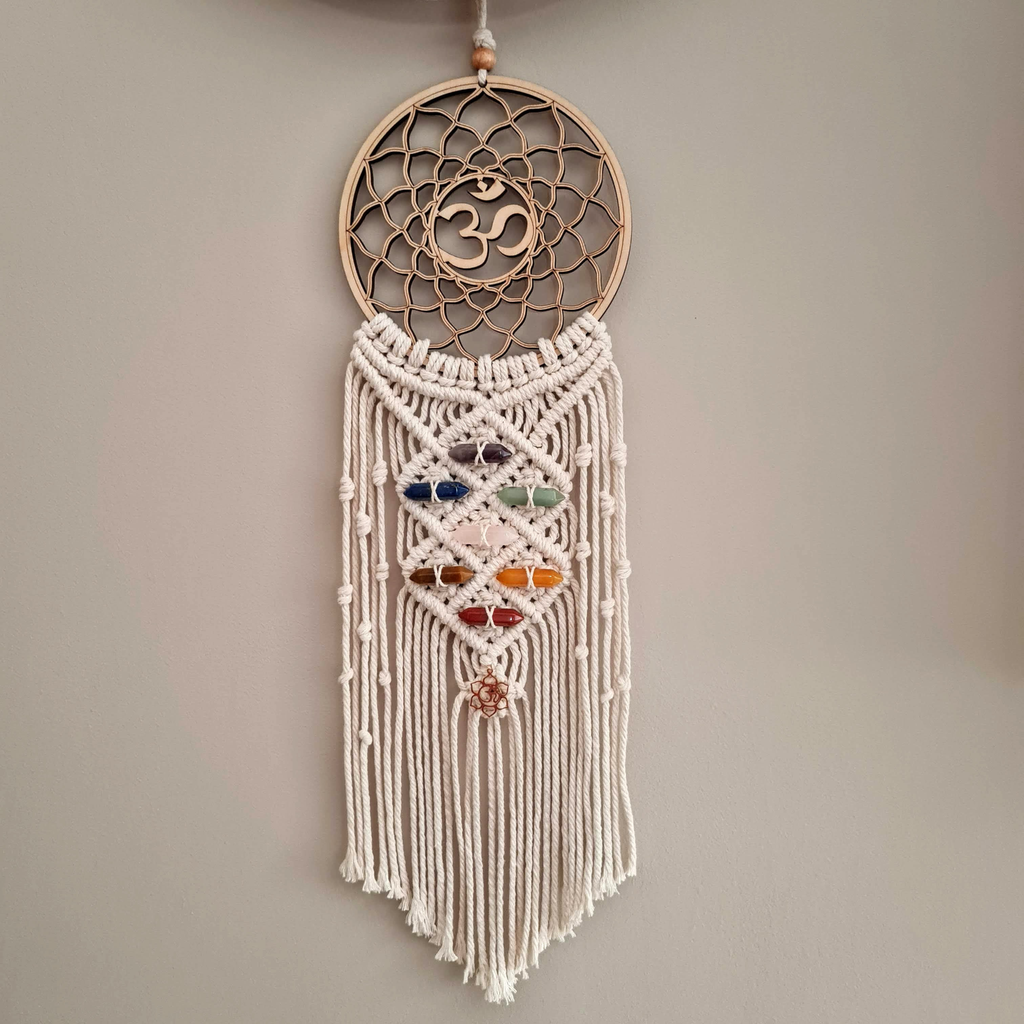 DIY Macrame Kit, Mini Chakra Macrame DIY Set