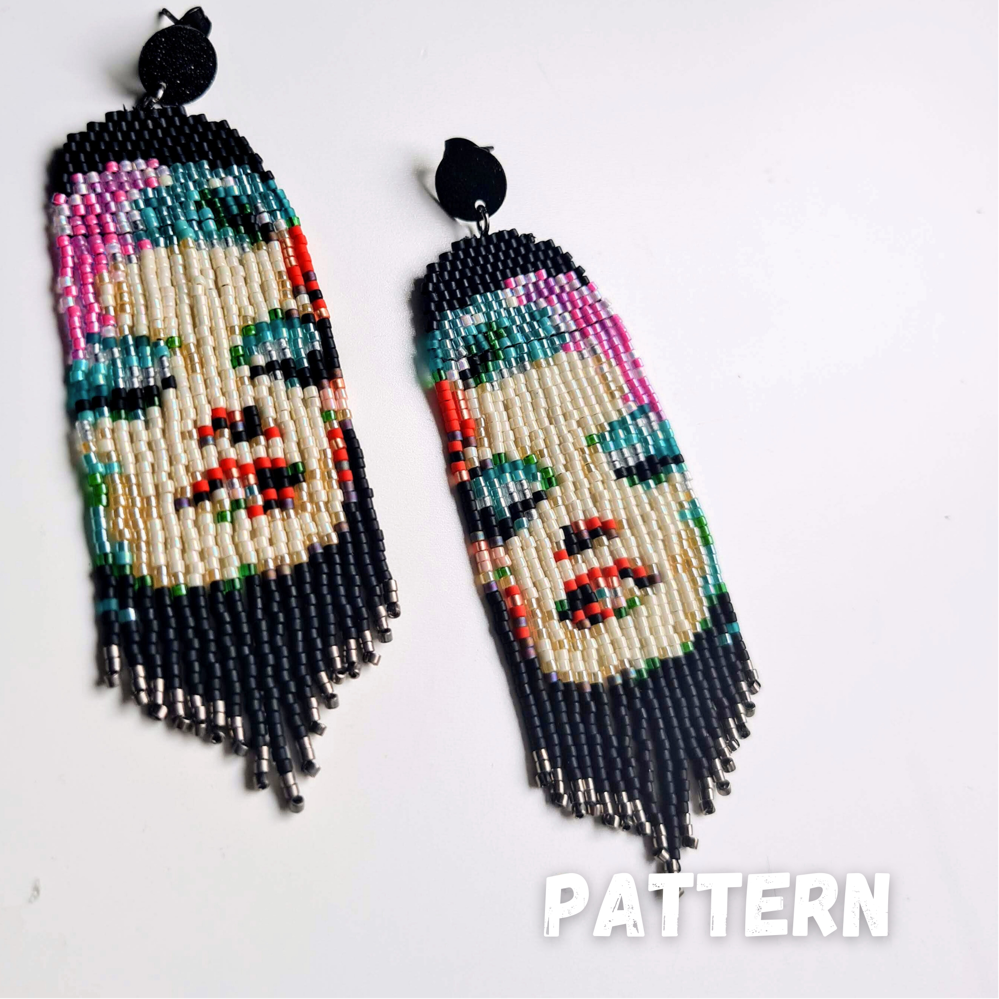 MM Beaded Fringe Earrings Pattern
