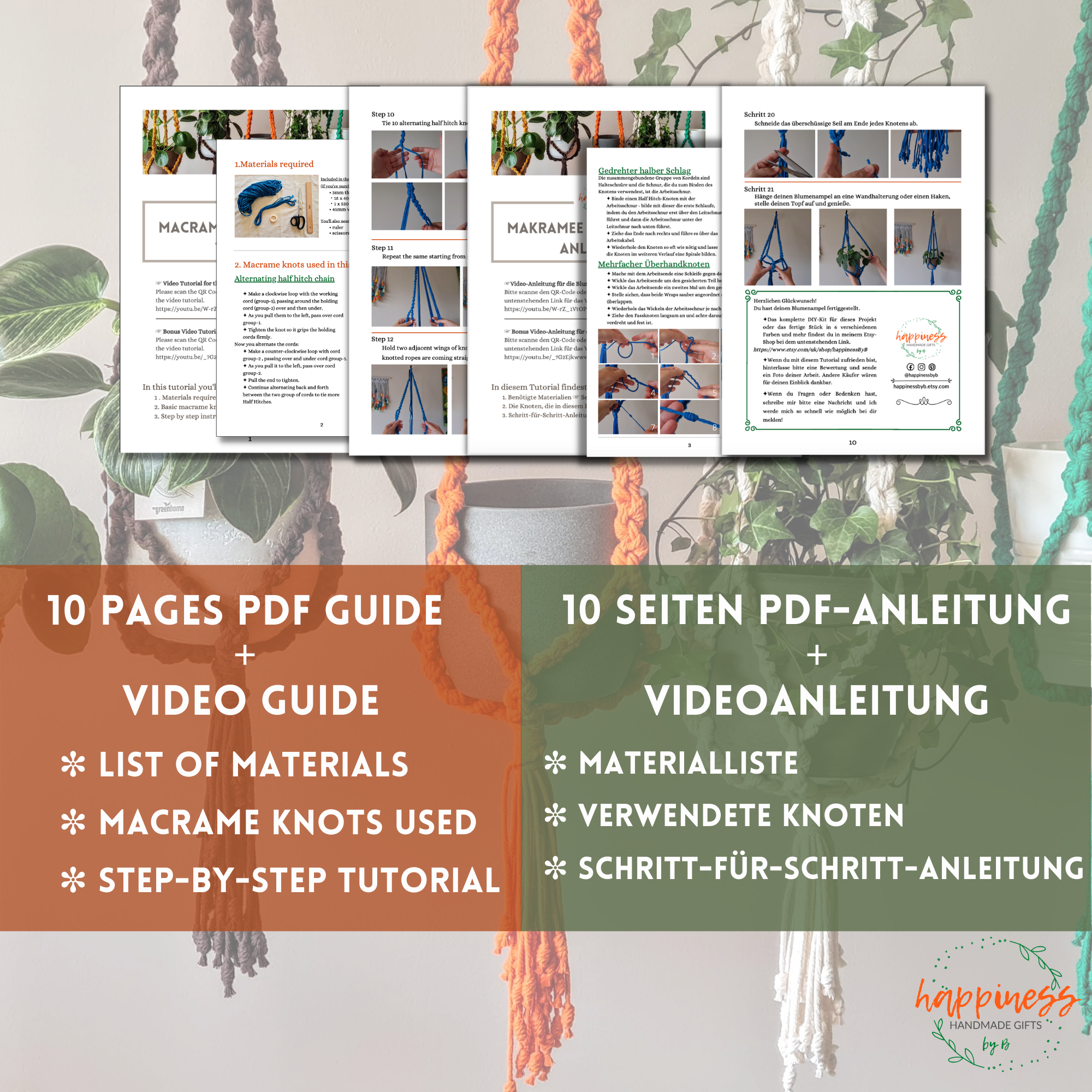 Macrame Plant Hanger Pattern