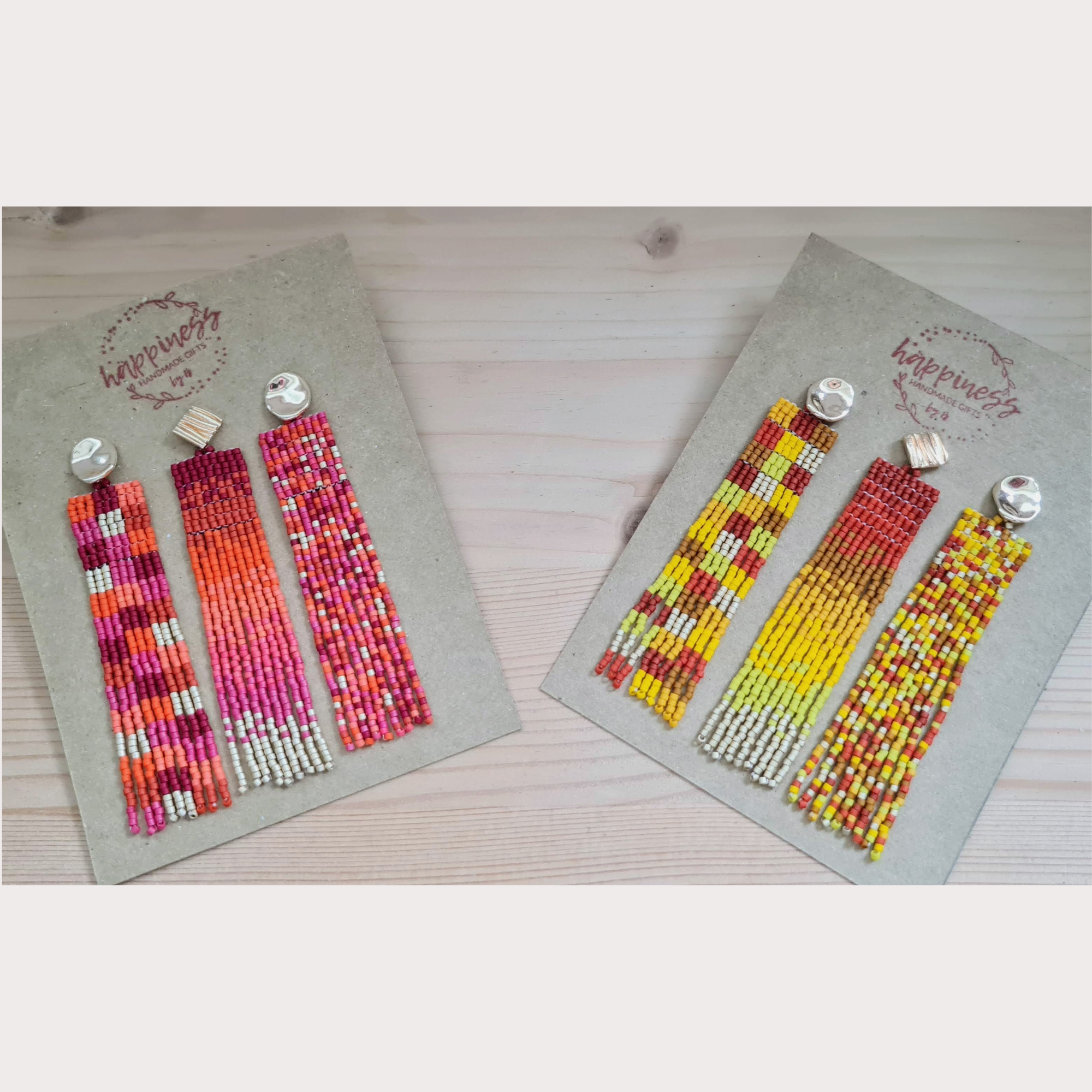 Fringe Earrings Pattern Bundle with Word Chart