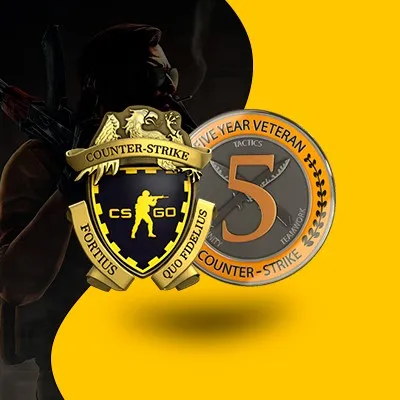 COUNTER-STRIKE 2 LEALDADE + 5 ANOS DE SERVIÇO