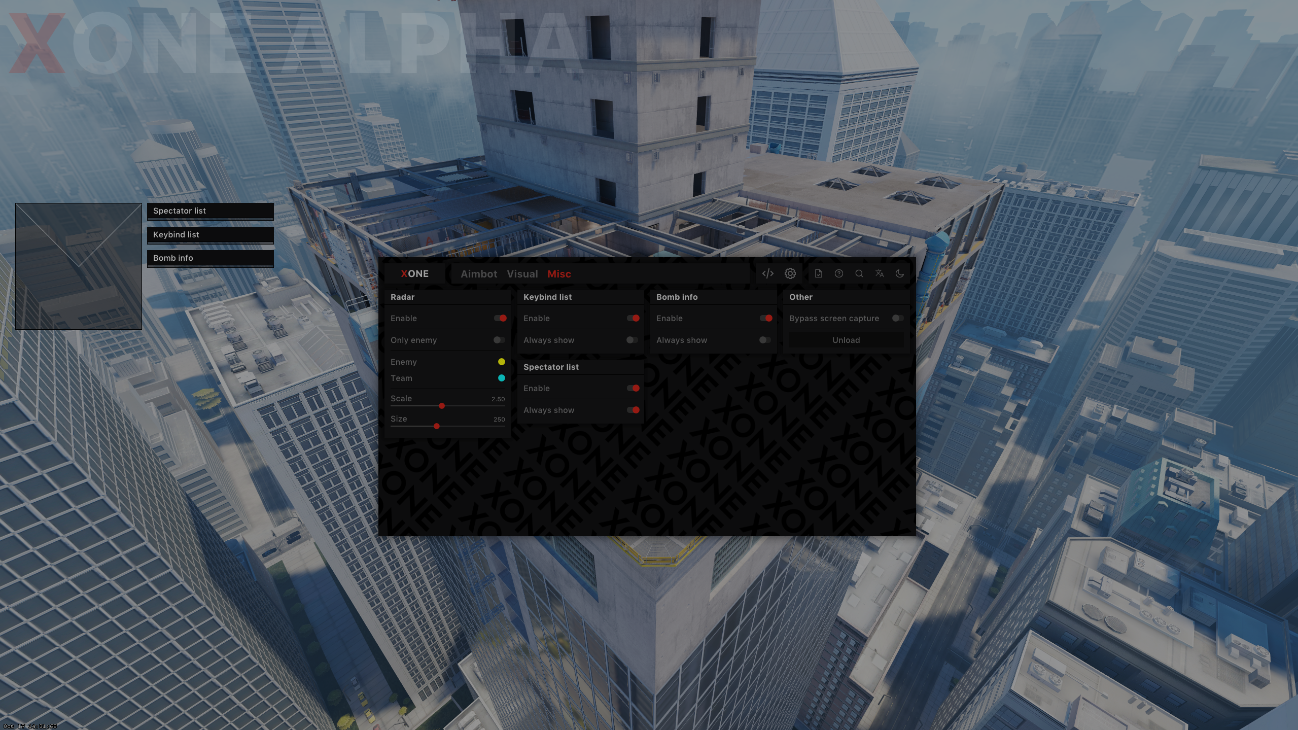 CHEAT LEGIT CS:GO 2 (Xone)