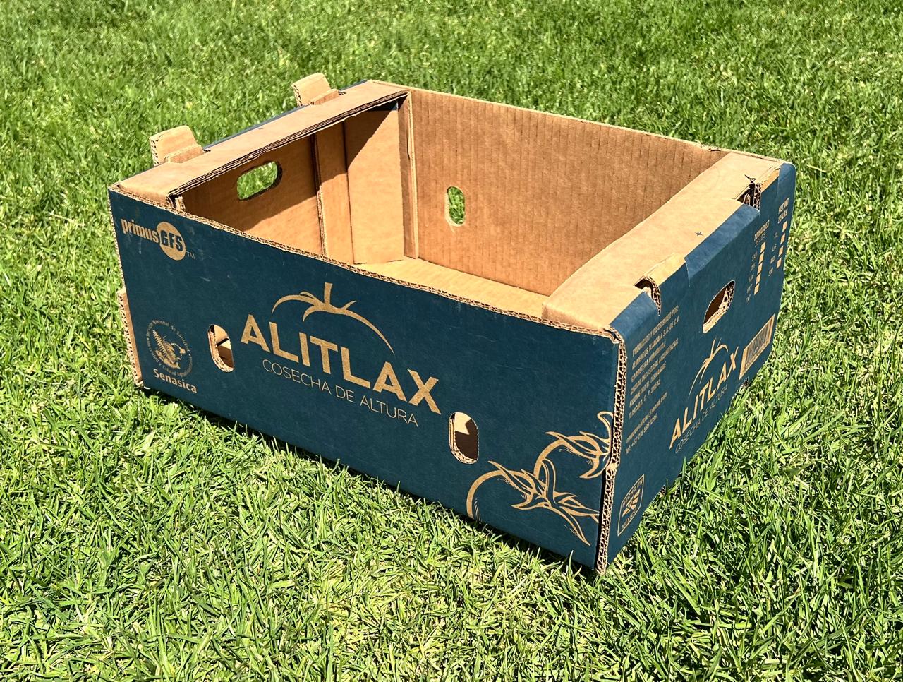 Caja para tomate de 25 LBS Personalizada