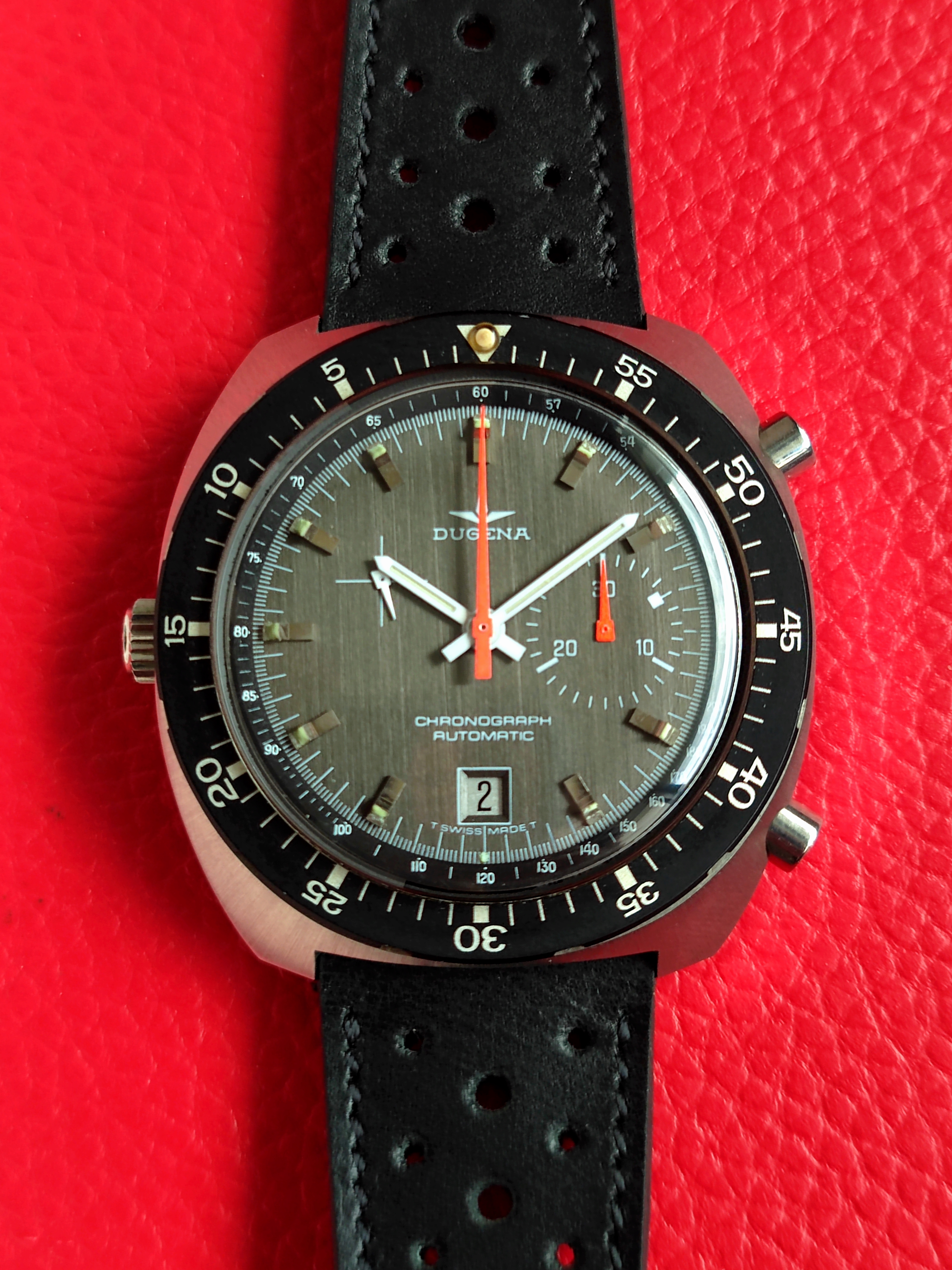 1972 Dugena Chronograph (Calibre 15) – Mint & Rare!