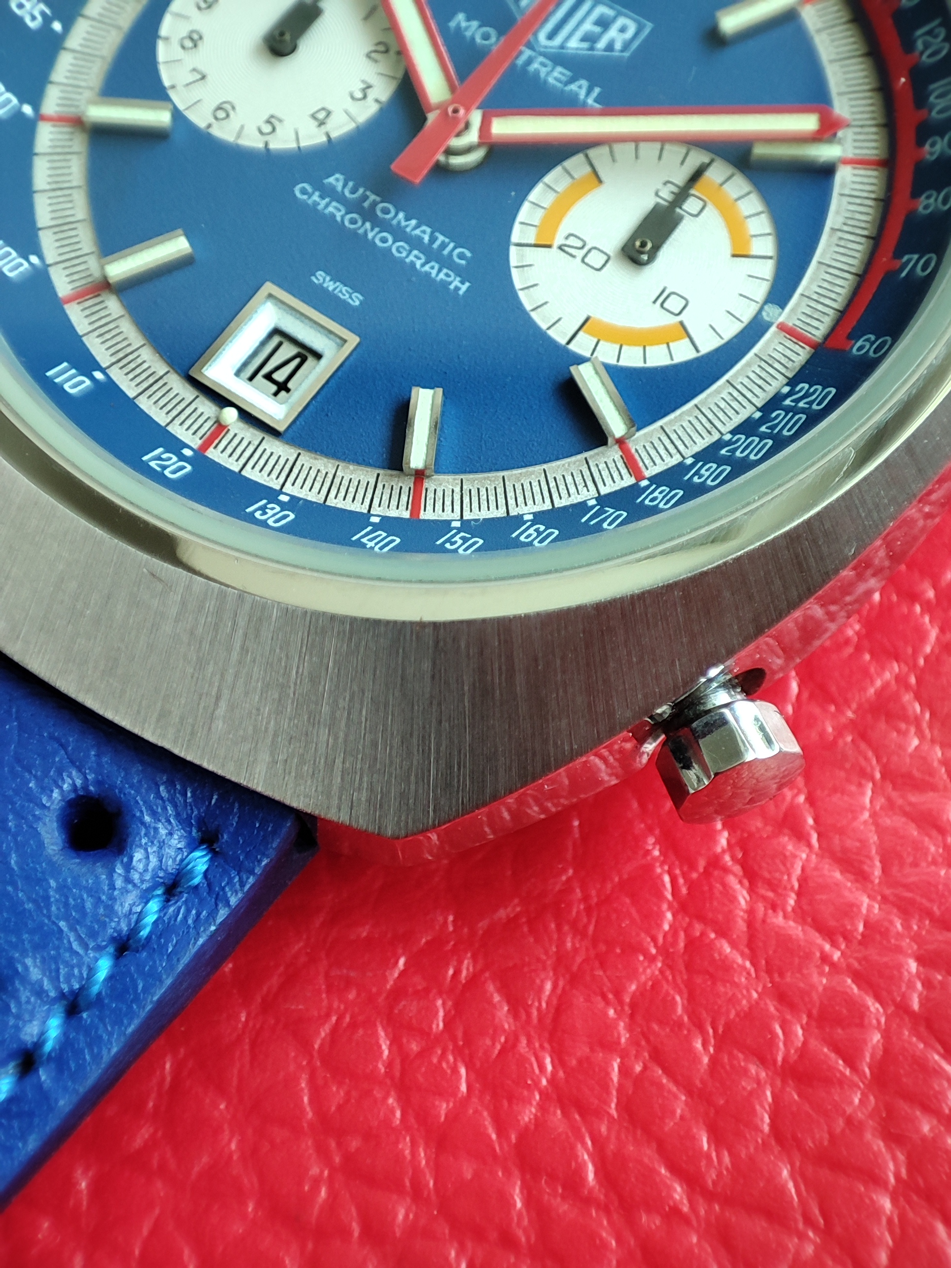 1972 Heuer Montreal 110.503B Blue Dial Cal.12
