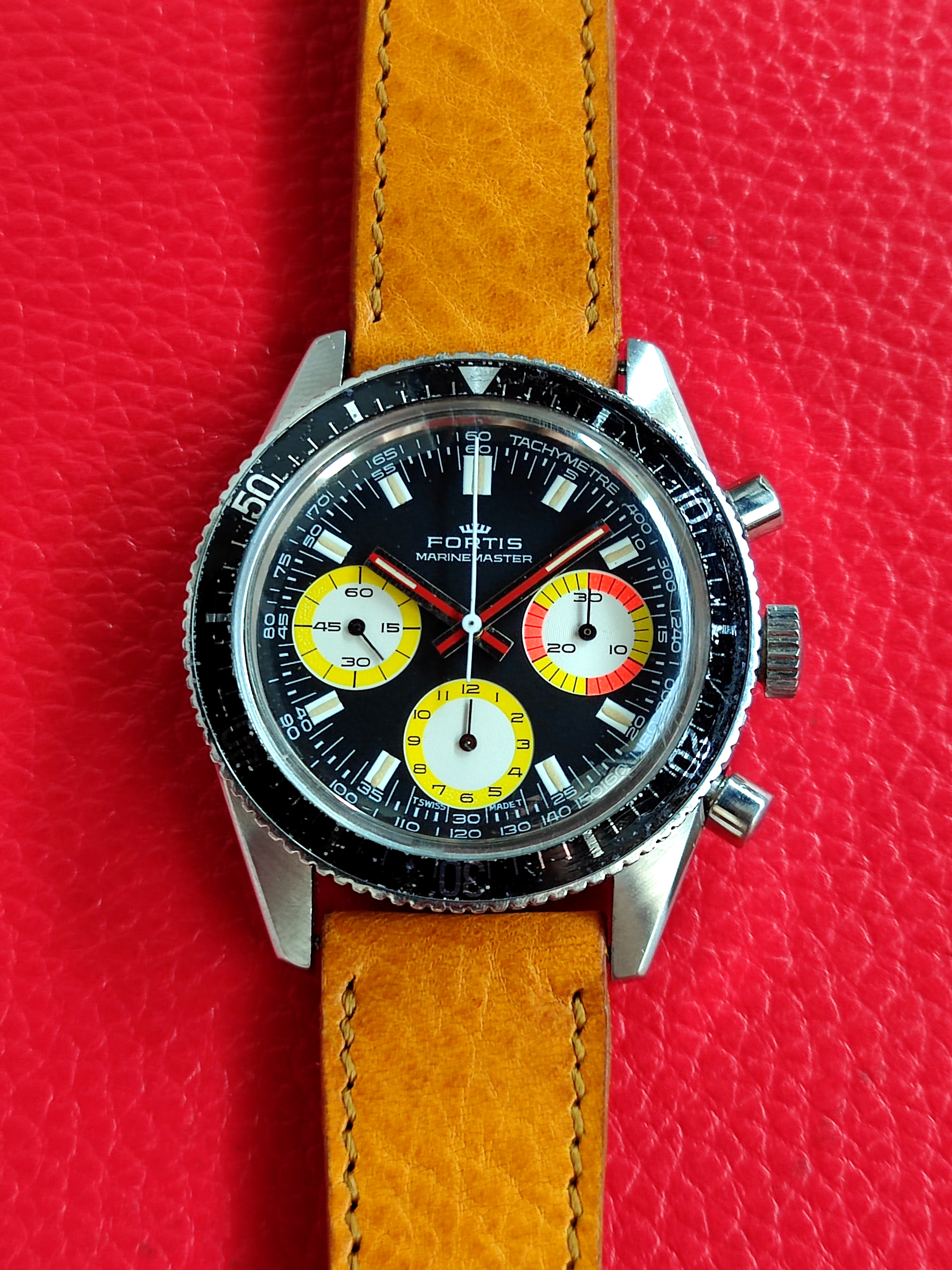 1971 Fortis Marinemaster ref. 8001 Diver’s Chronograph (Valjoux 72)
