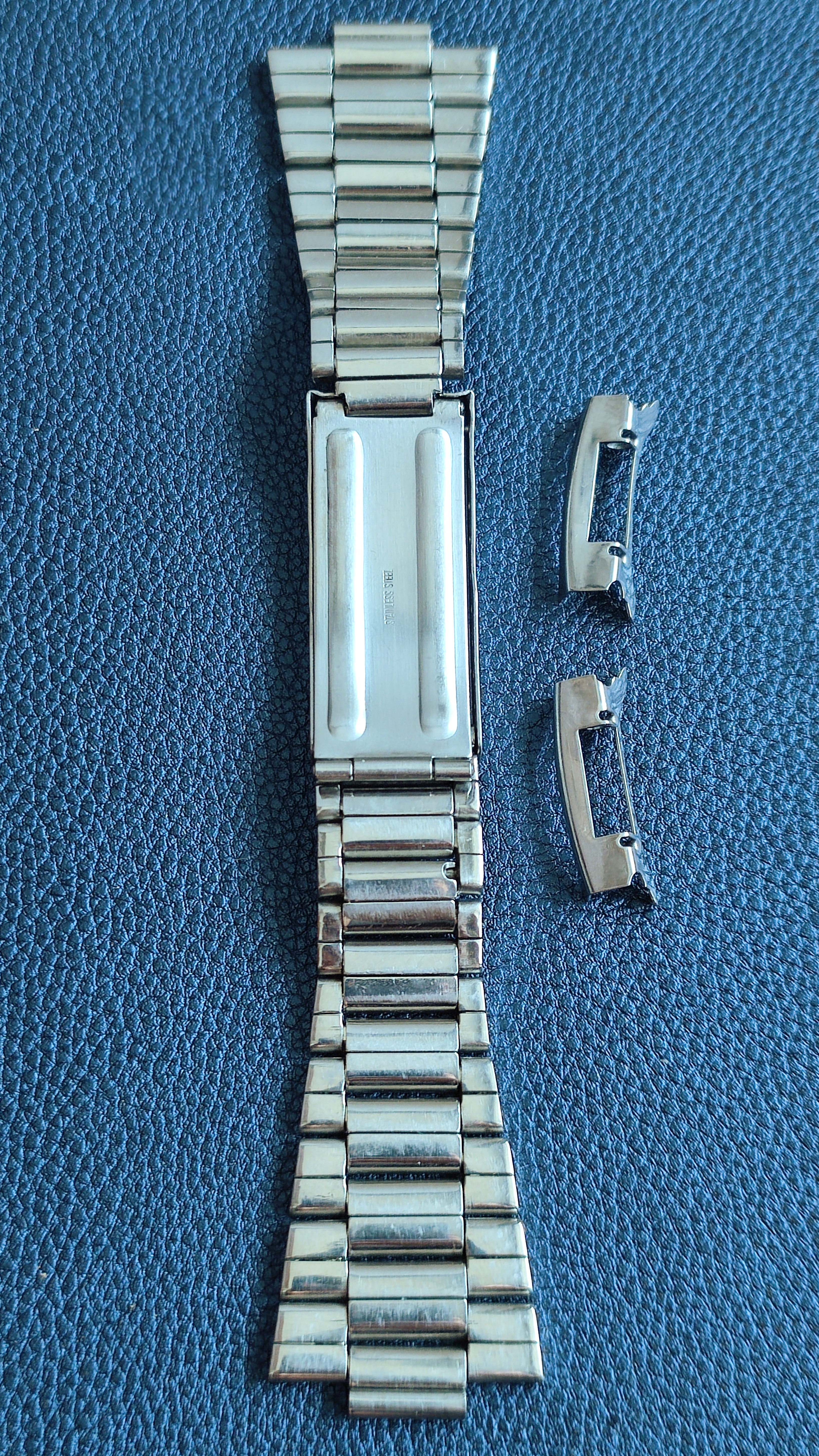 1970s Breitling SS Bracelet 22mm with end links