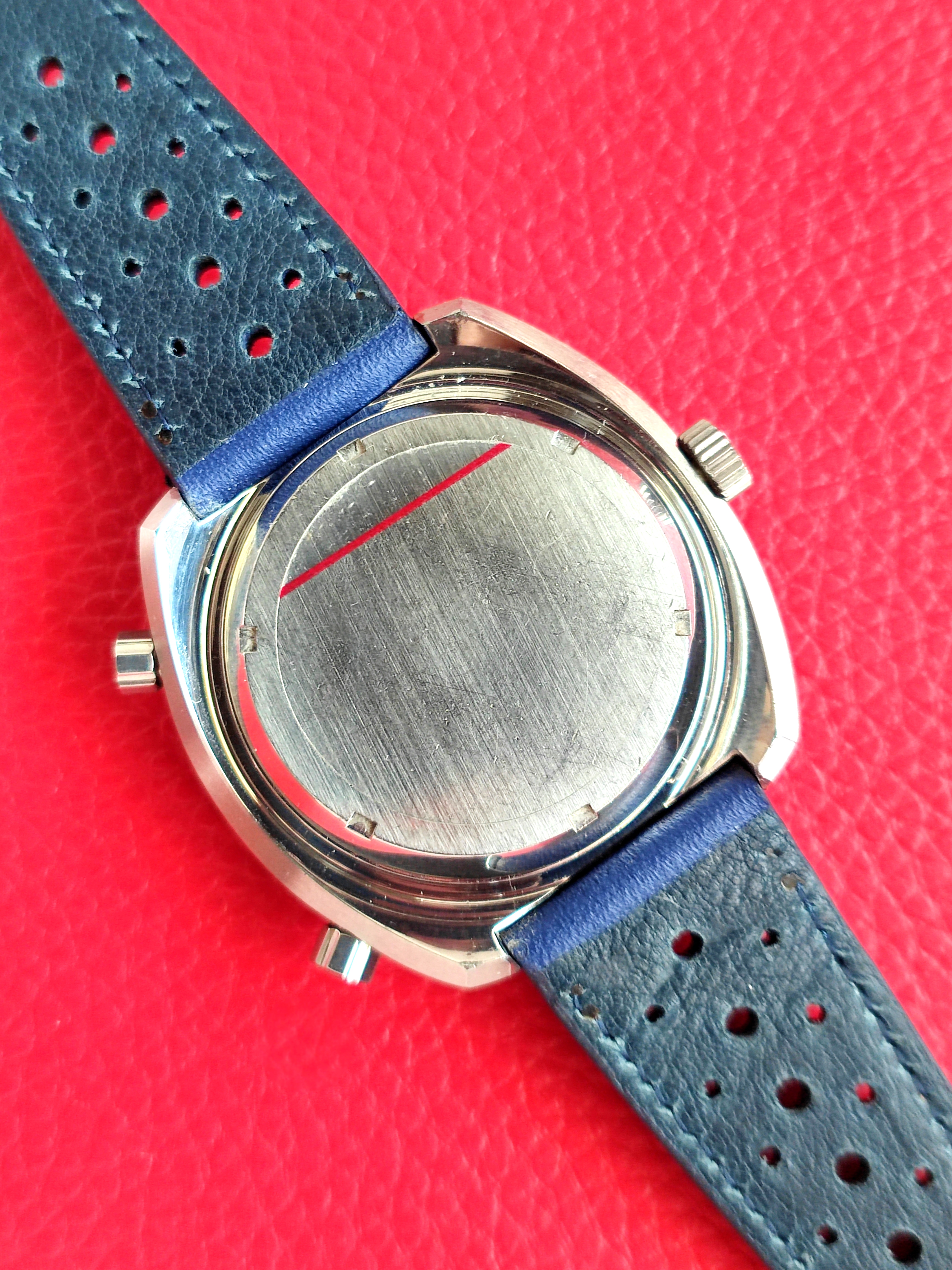 1971 Heuer Calculator ref. 110.633 - Blue Dial