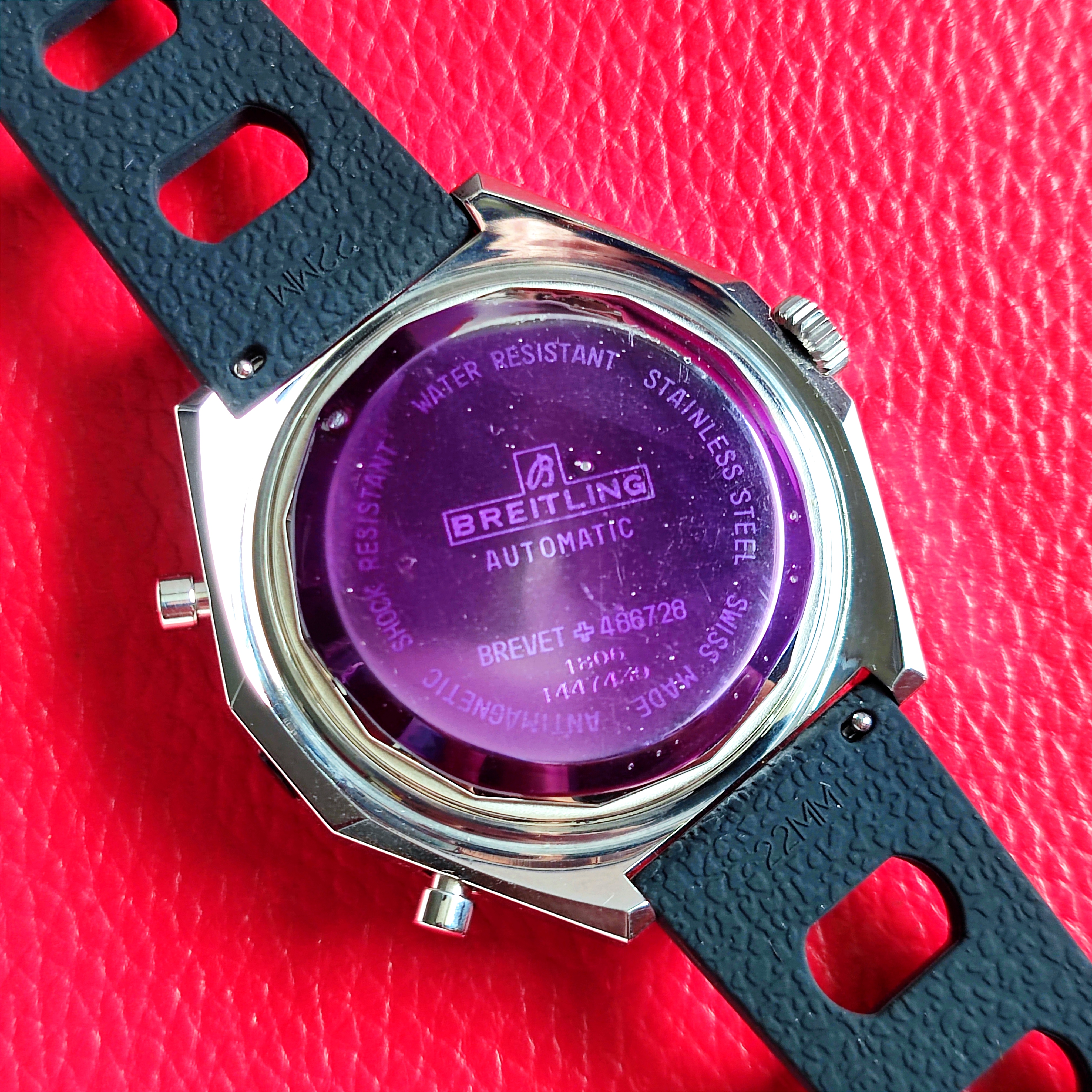 1977 Breitling ‘Chrono-Matic’ Ref 1806 “Morgan Drivers Europe”