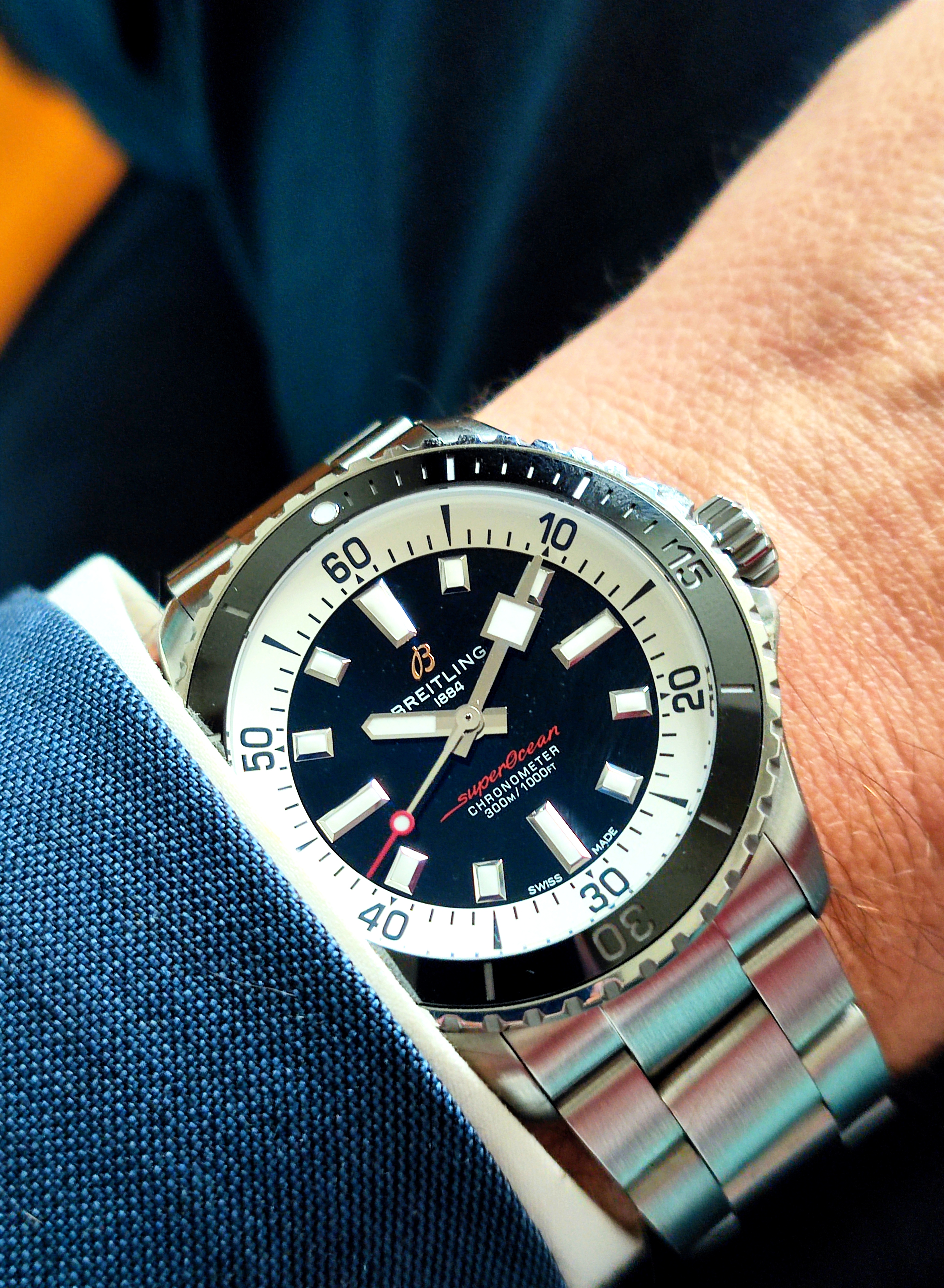 2022 Breilting SuperOcean 42 (Black Dial)