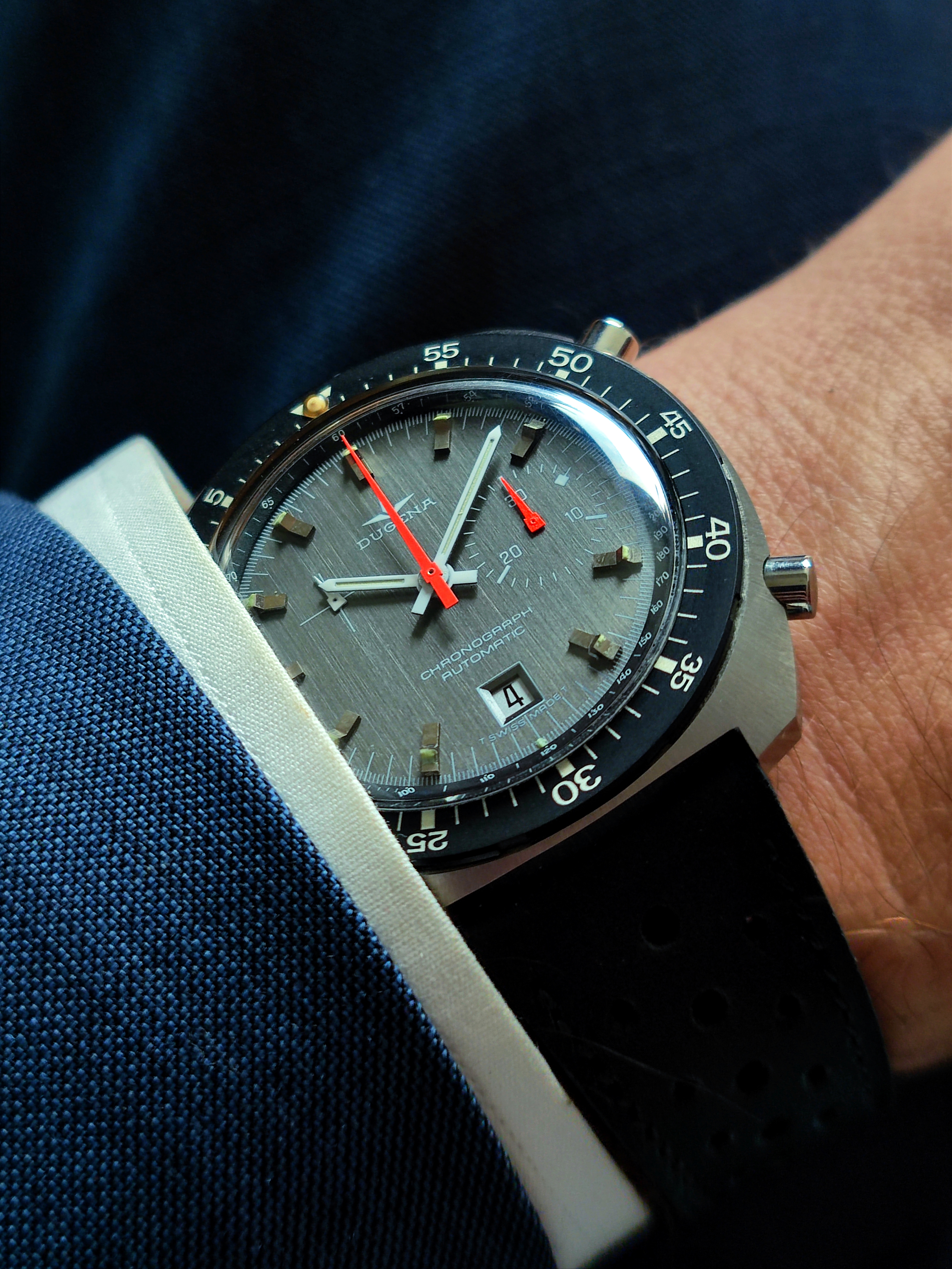 1972 Dugena Chronograph (Calibre 15) – Mint & Rare!